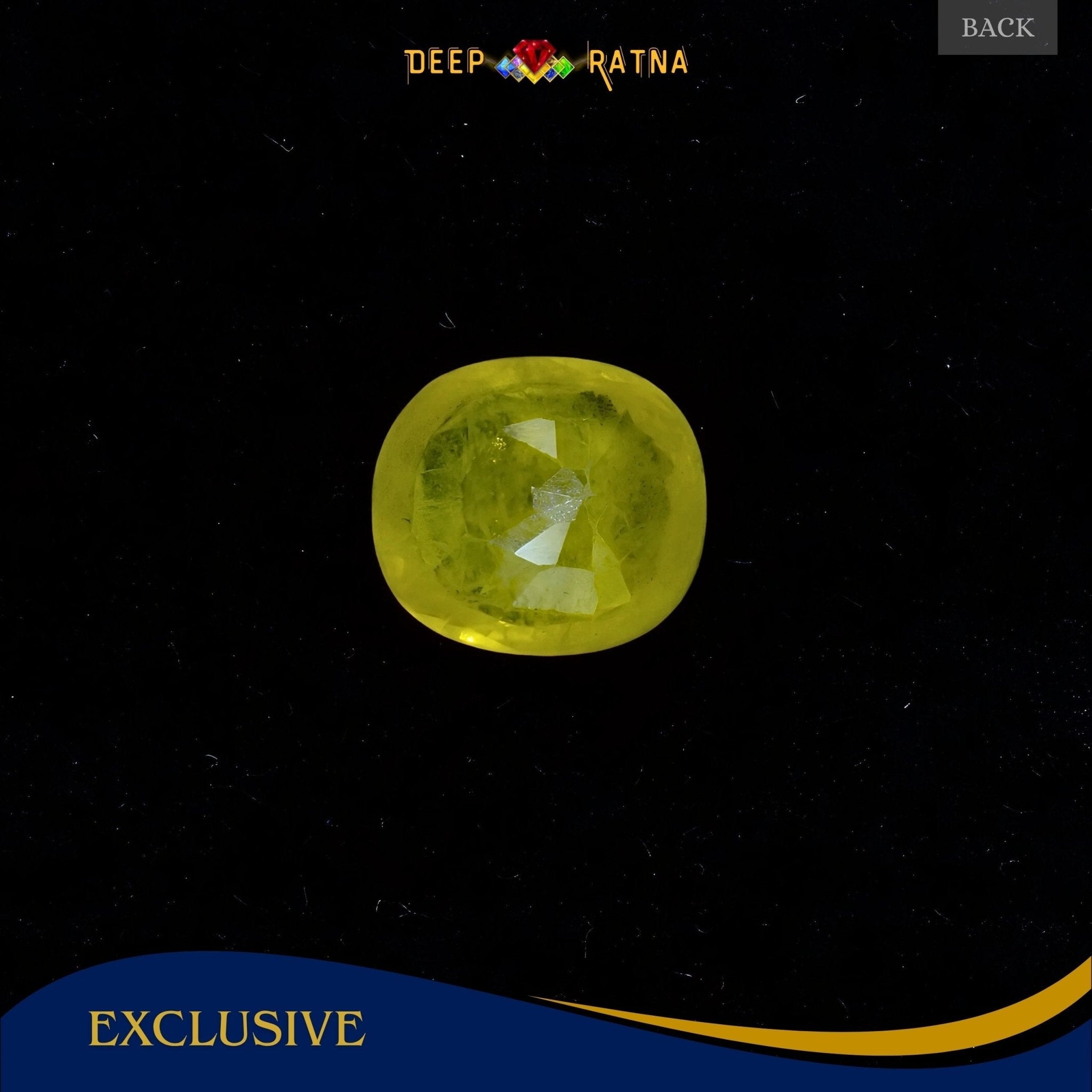 Yellow Sapphire 3.83 Carat (Thailand) - Deep Ratna