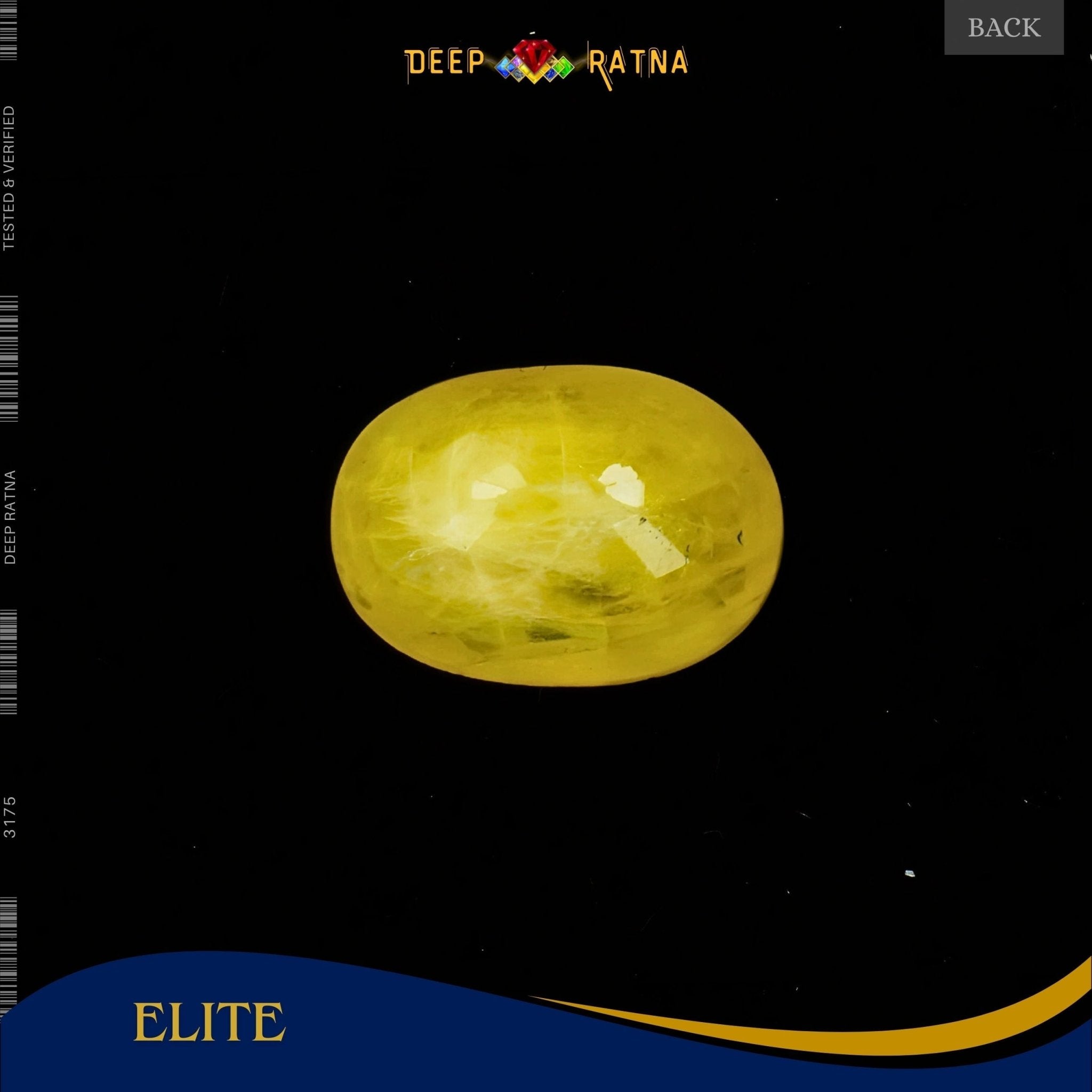 Yellow Sapphire 3.85 Carat (Thailand) - Deep Ratna