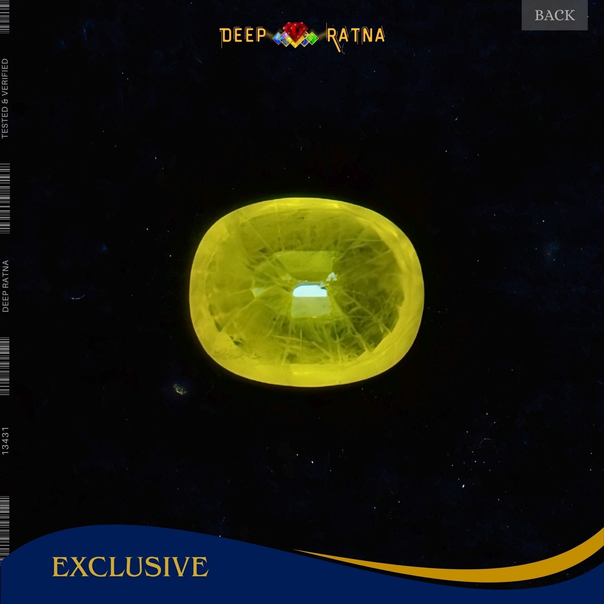 Yellow Sapphire 3.85 Carat (Thailand) - Deep Ratna