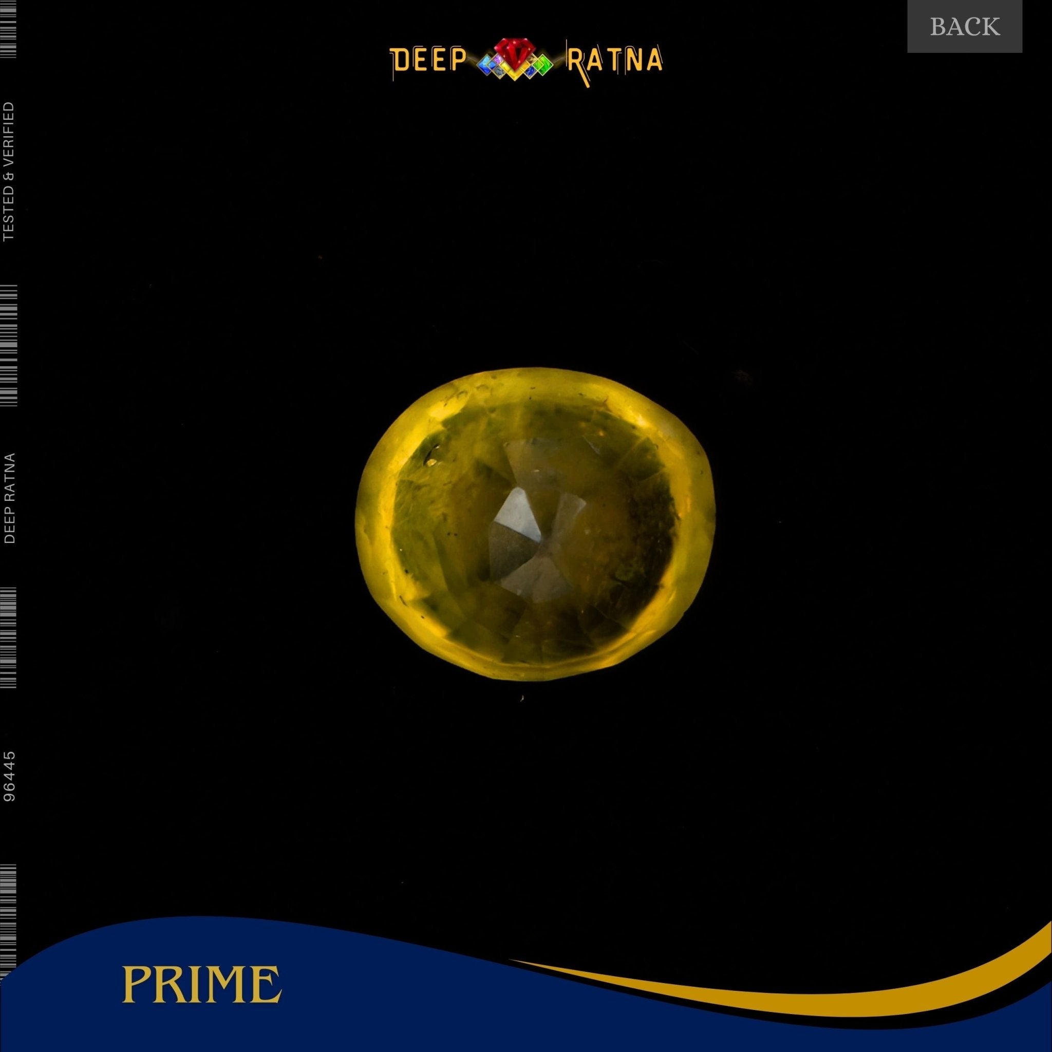 Yellow Sapphire 3.90 Carat (Thailand) - Deep Ratna