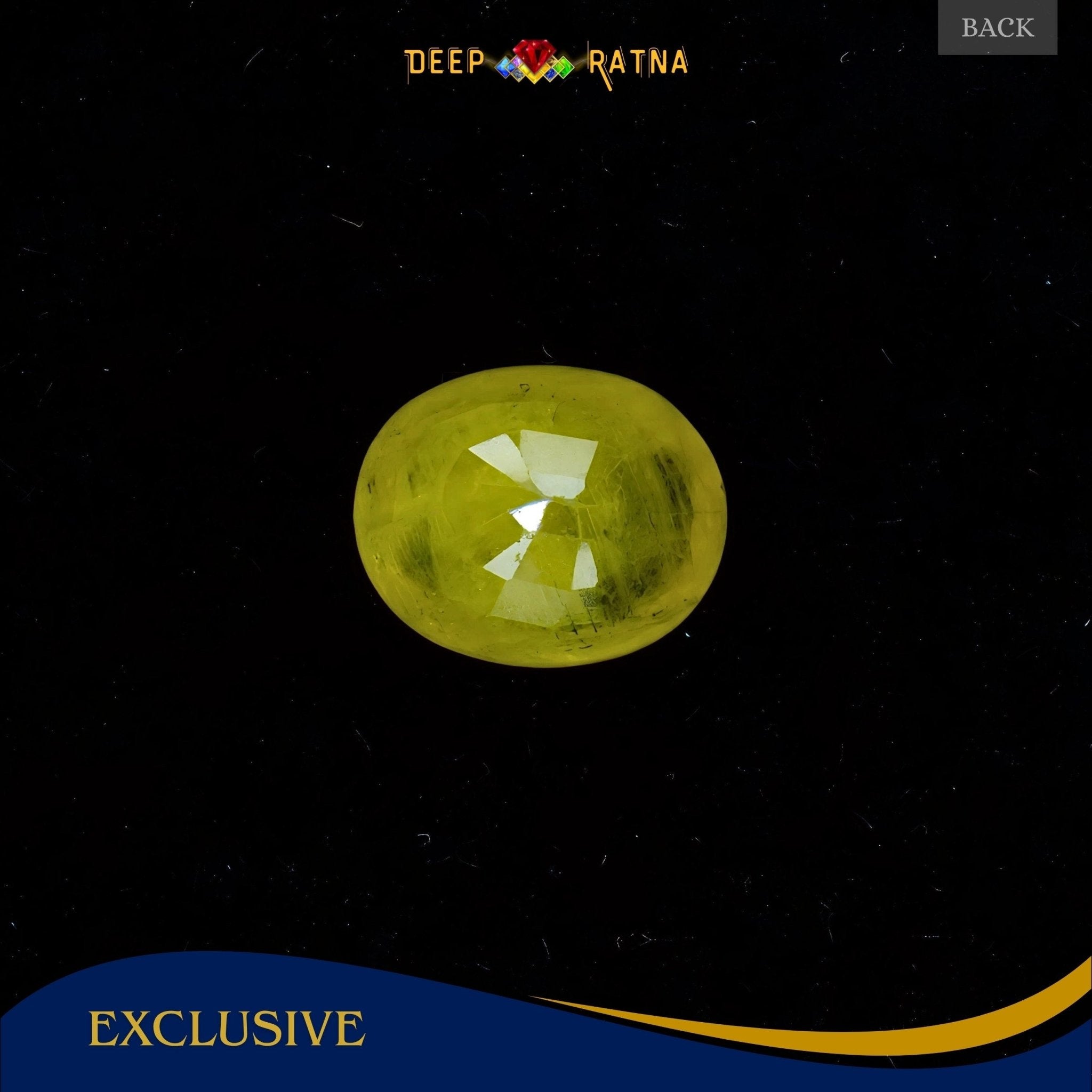 Yellow Sapphire 3.90 Carat (Thailand) - Deep Ratna