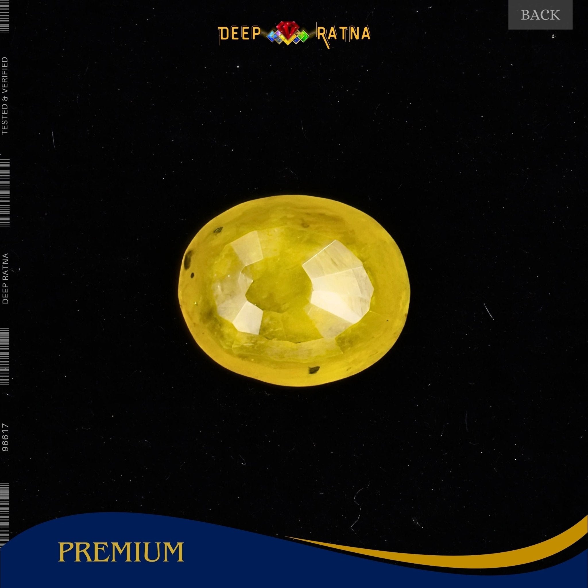 Yellow Sapphire 3.90 Carat (Thailand) - Deep Ratna