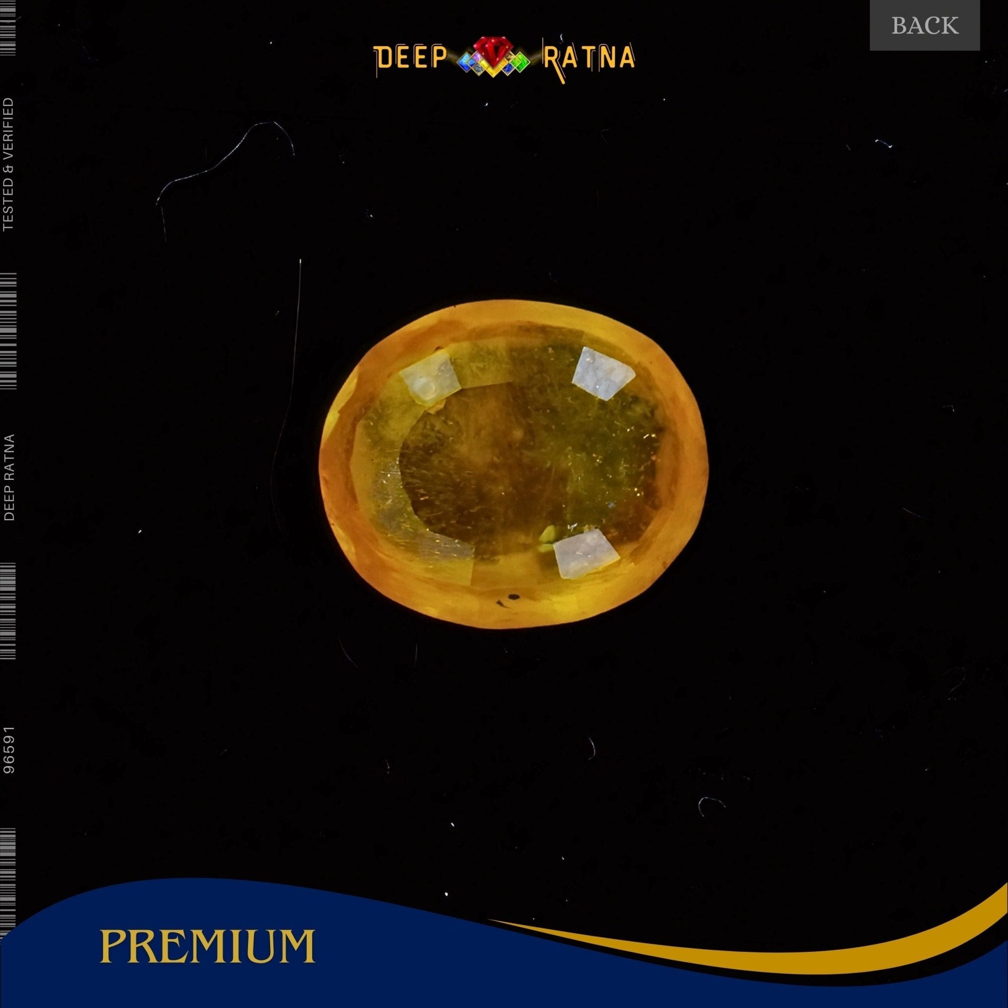 Yellow Sapphire 3.90 Carat (Thailand) - Deep Ratna