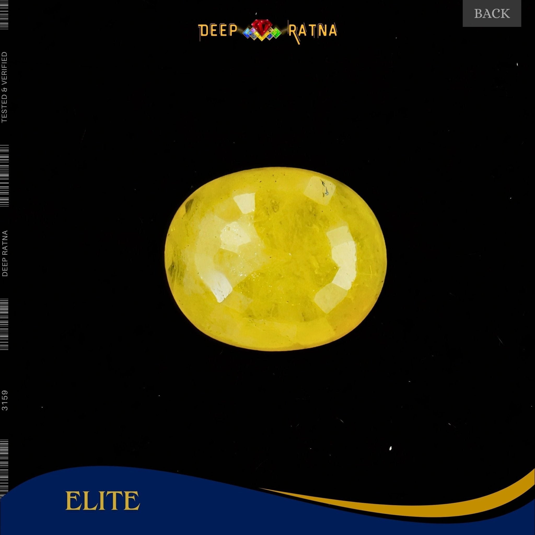 Yellow Sapphire 3.90 Carat (Thailand) - Deep Ratna