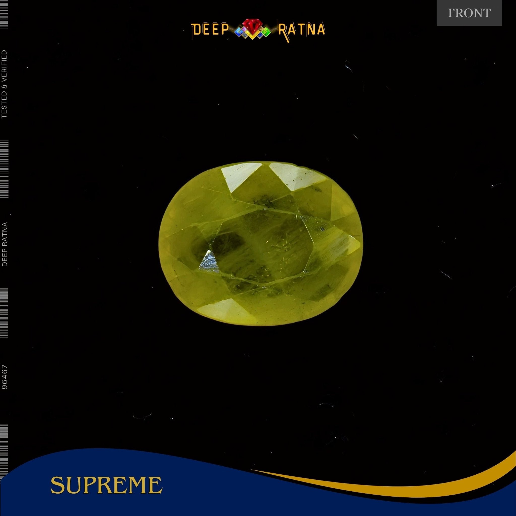 Yellow Sapphire 3.90 Carat (Thailand) - Deep Ratna