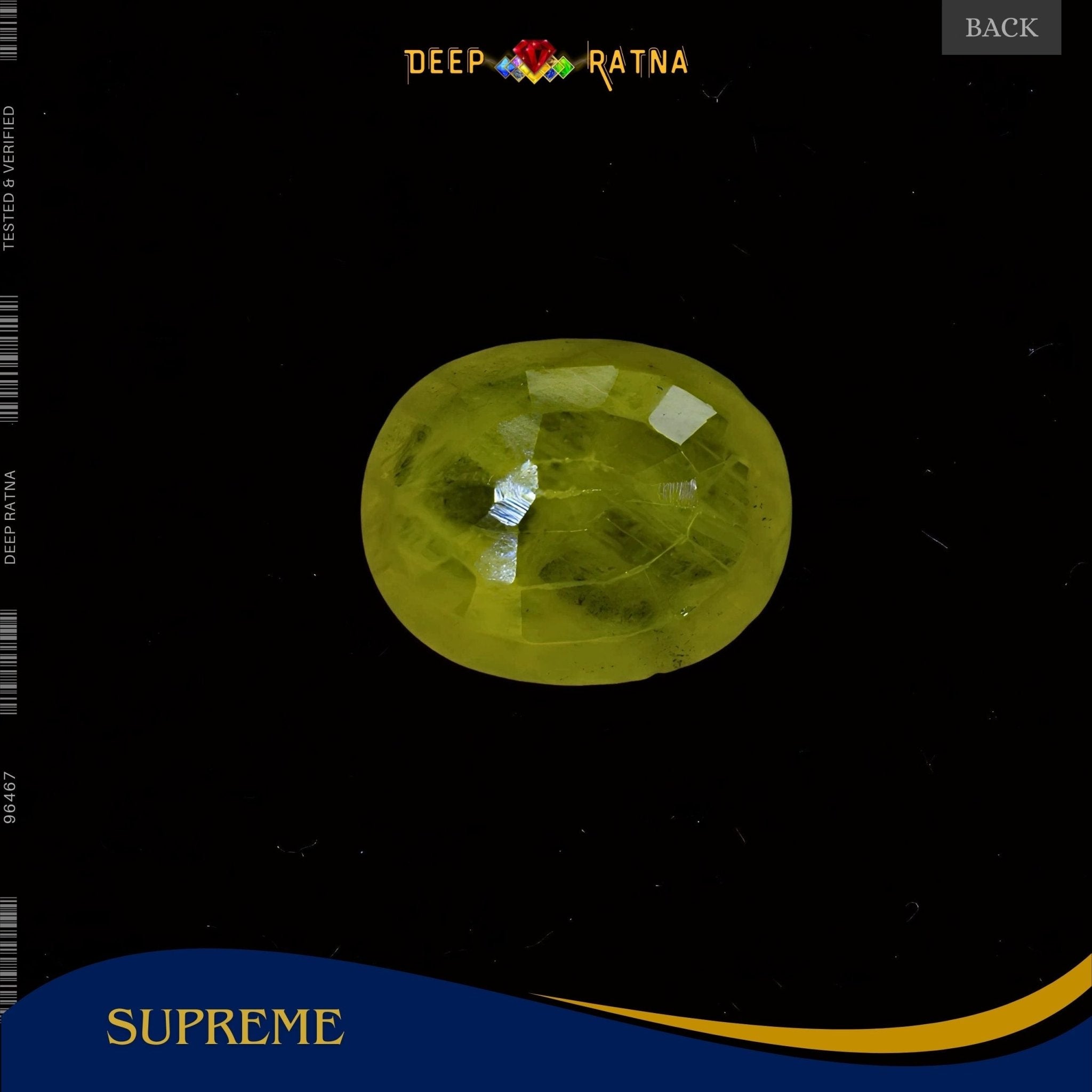Yellow Sapphire 3.90 Carat (Thailand) - Deep Ratna