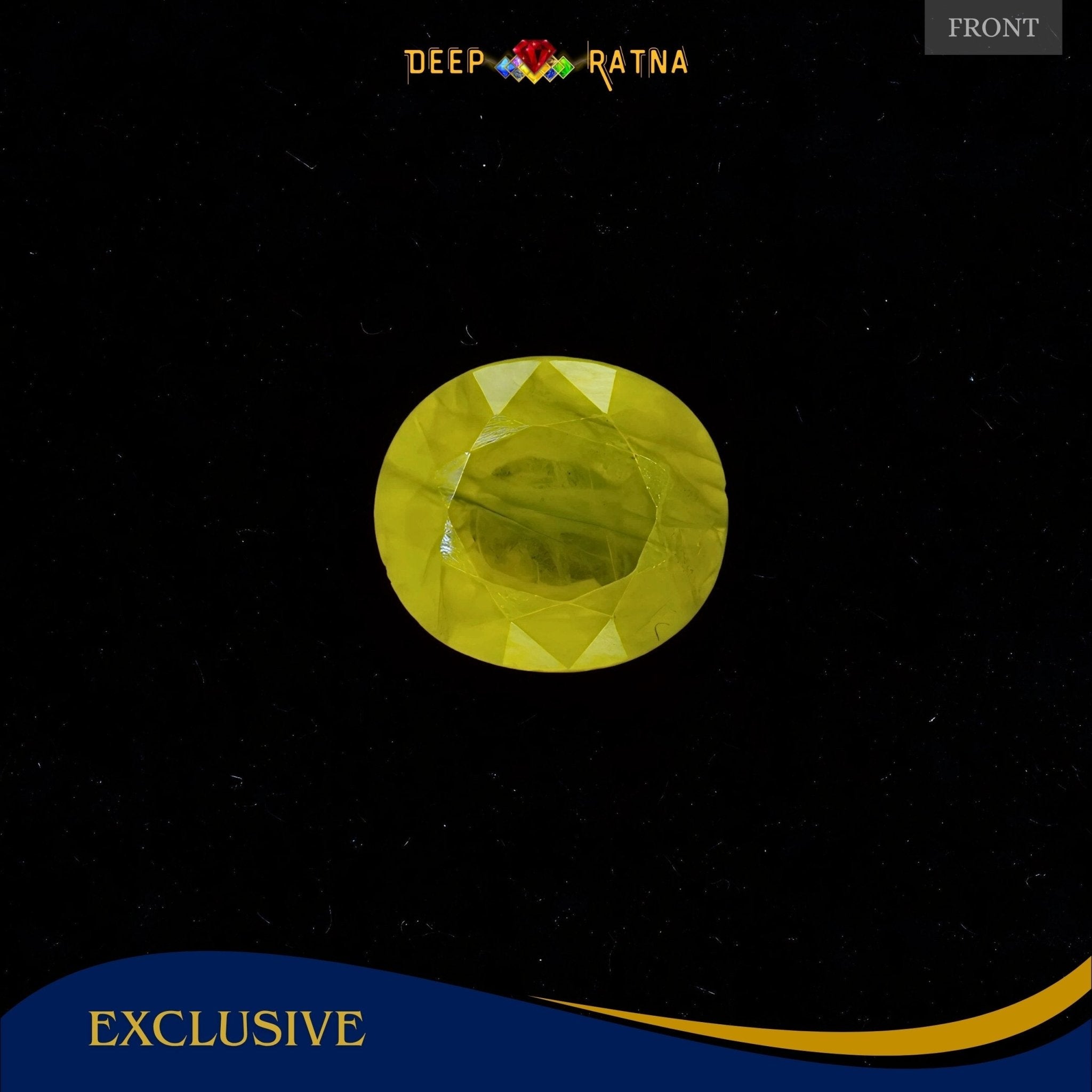 Yellow Sapphire 3.90 Carat (Thailand) - Deep Ratna