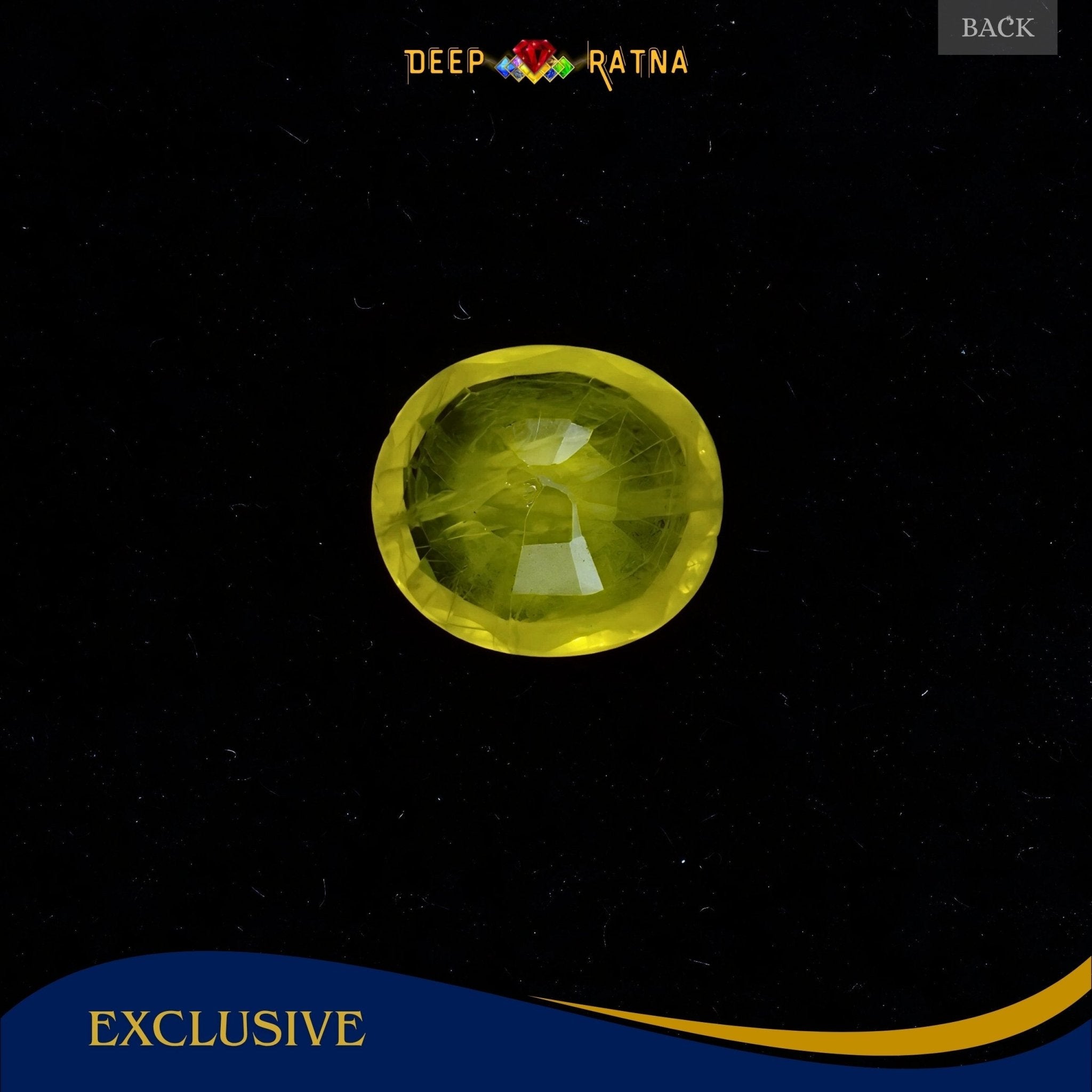 Yellow Sapphire 3.90 Carat (Thailand) - Deep Ratna