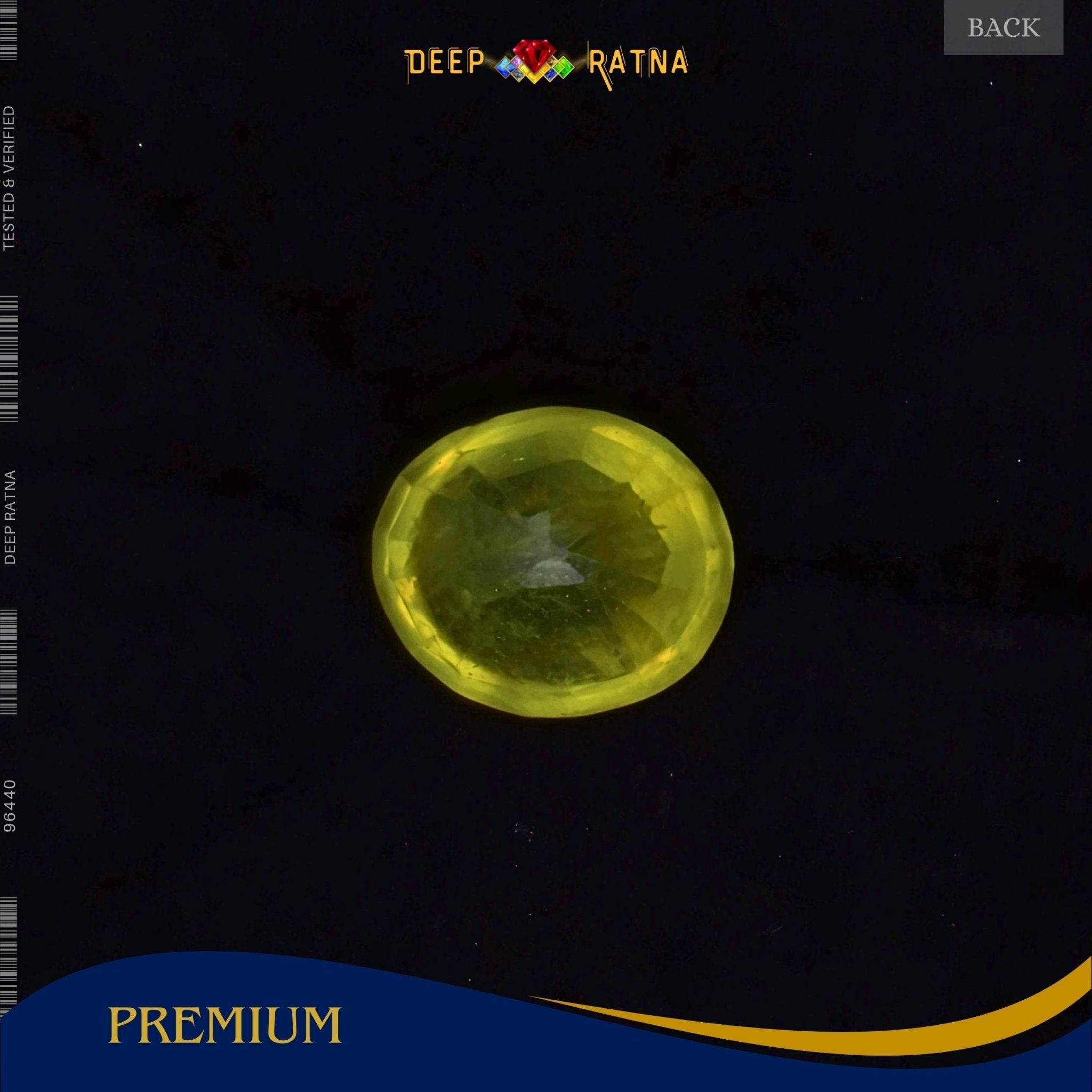 Yellow Sapphire 3.90 Carat (Thailand) - Deep Ratna