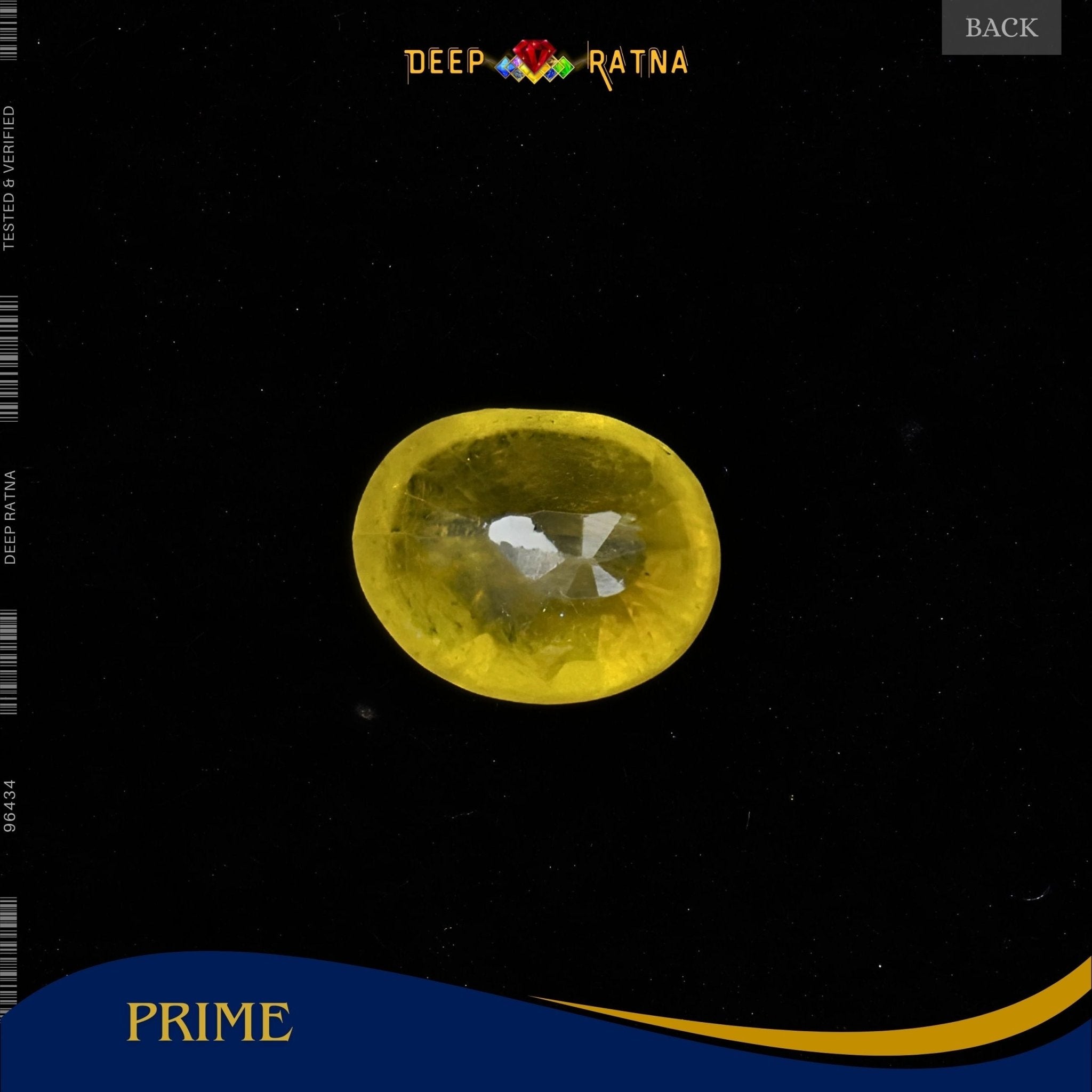 Yellow Sapphire 3.90 Carat (Thailand) - Deep Ratna