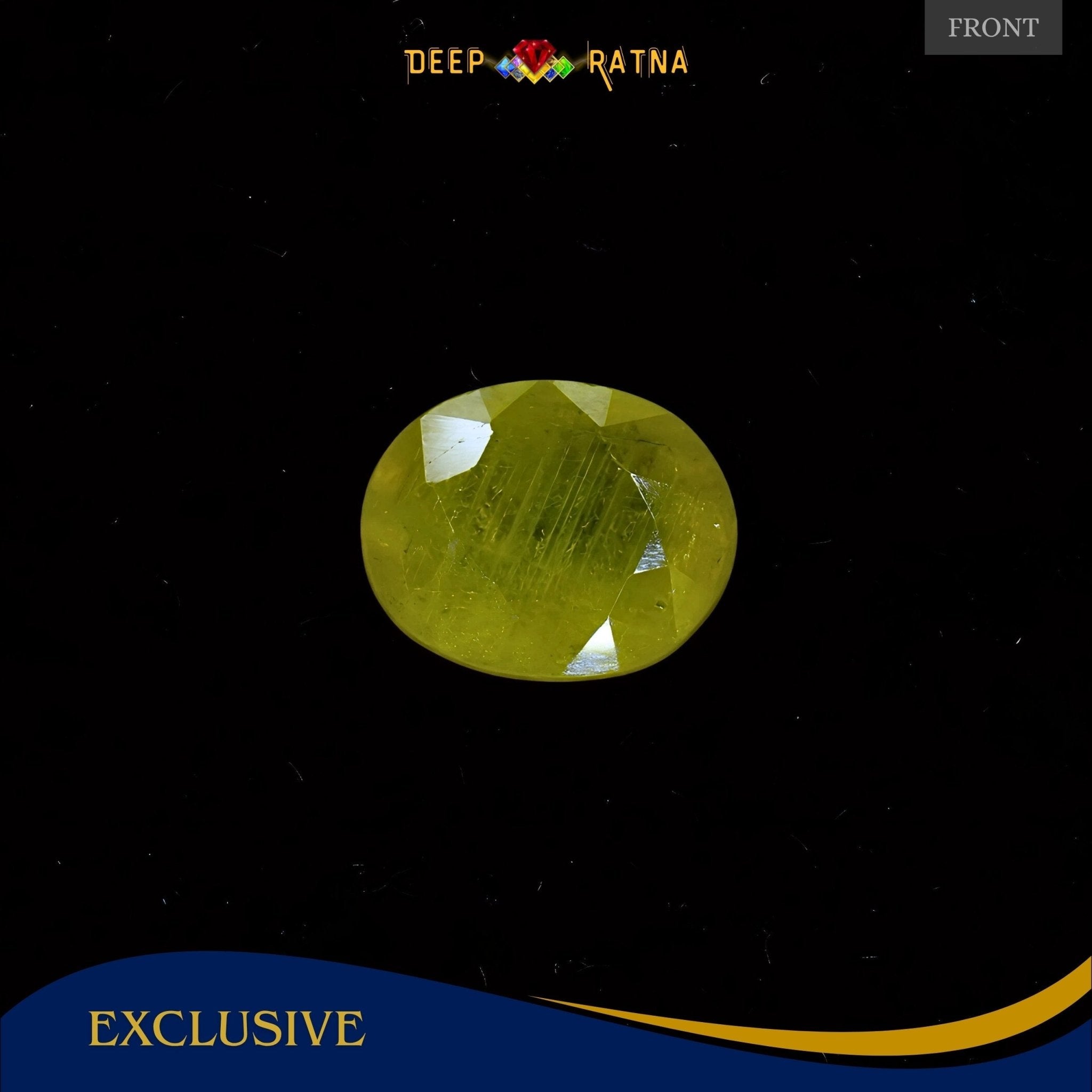 Yellow Sapphire 3.90 Carat (Thailand) - Deep Ratna