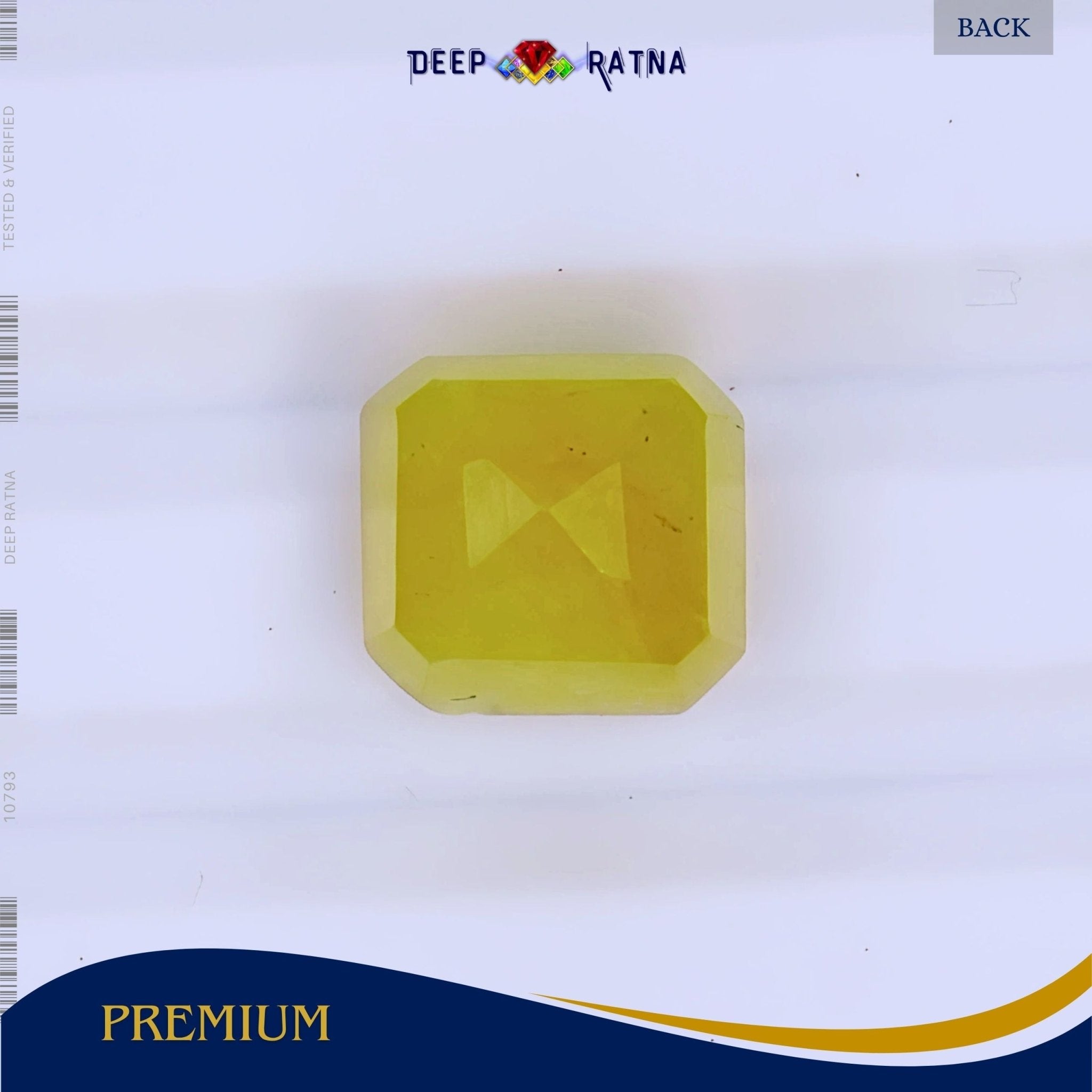 Yellow Sapphire 3.91 Carat (Thailand) - Deep Ratna