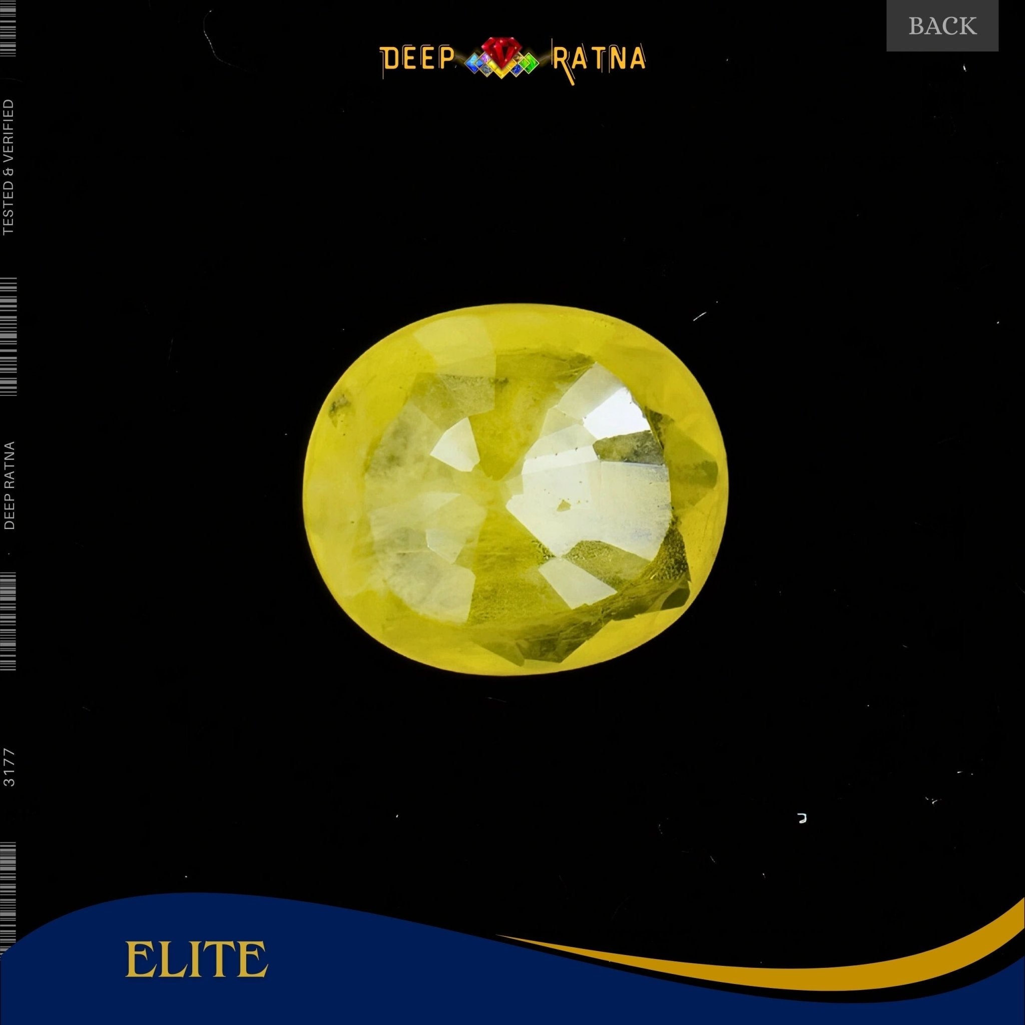 Yellow Sapphire 3.95 Carat (Thailand) - Deep Ratna