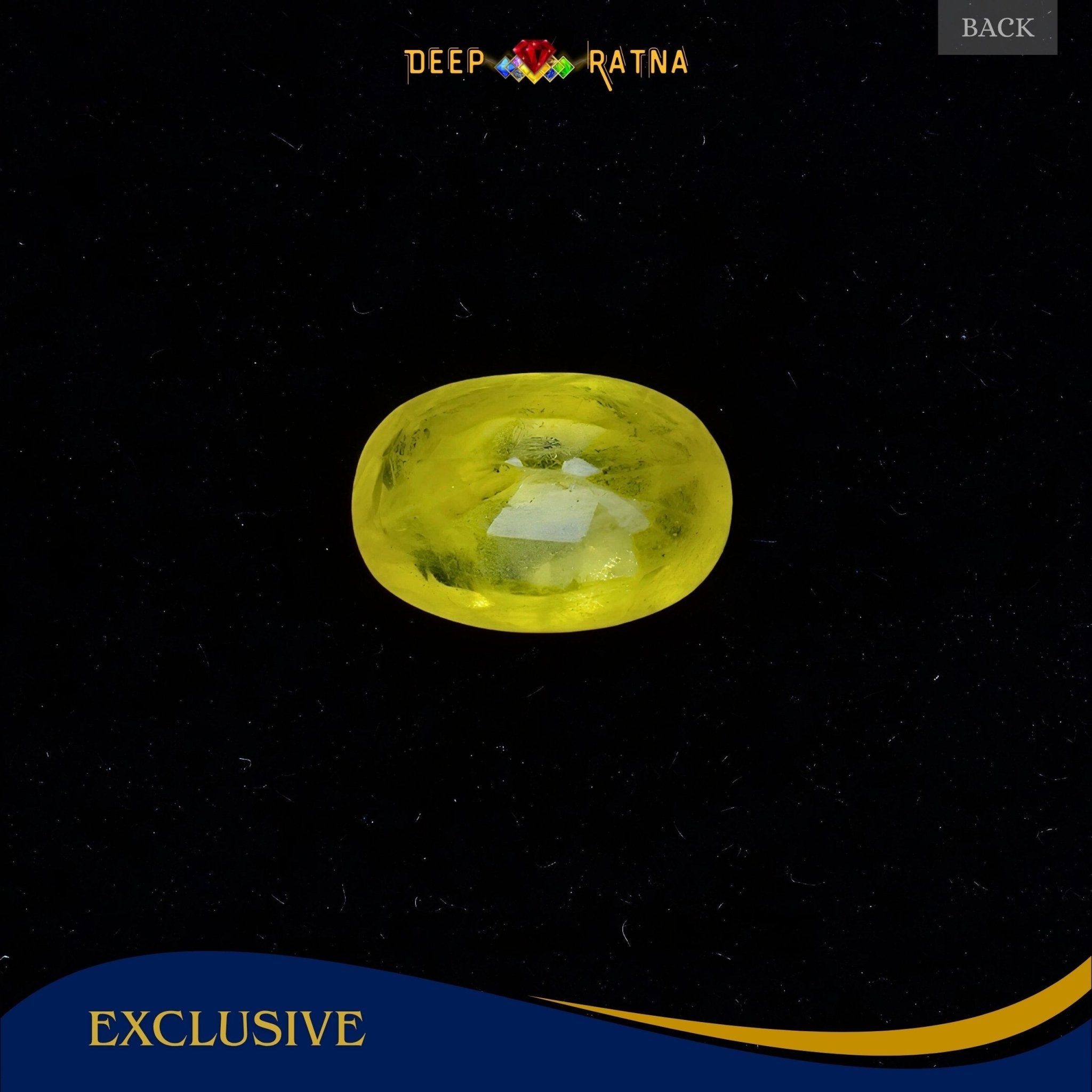 Yellow Sapphire 3.97 Carat (Thailand) - Deep Ratna