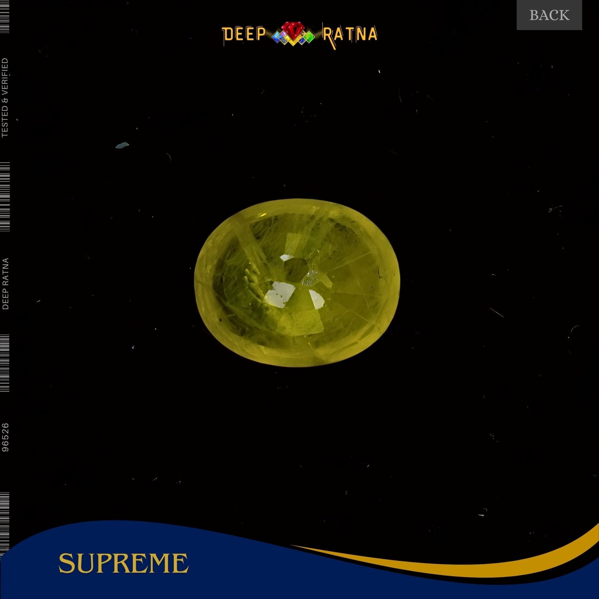 Yellow Sapphire 4 Carat (Thailand) - Deep Ratna
