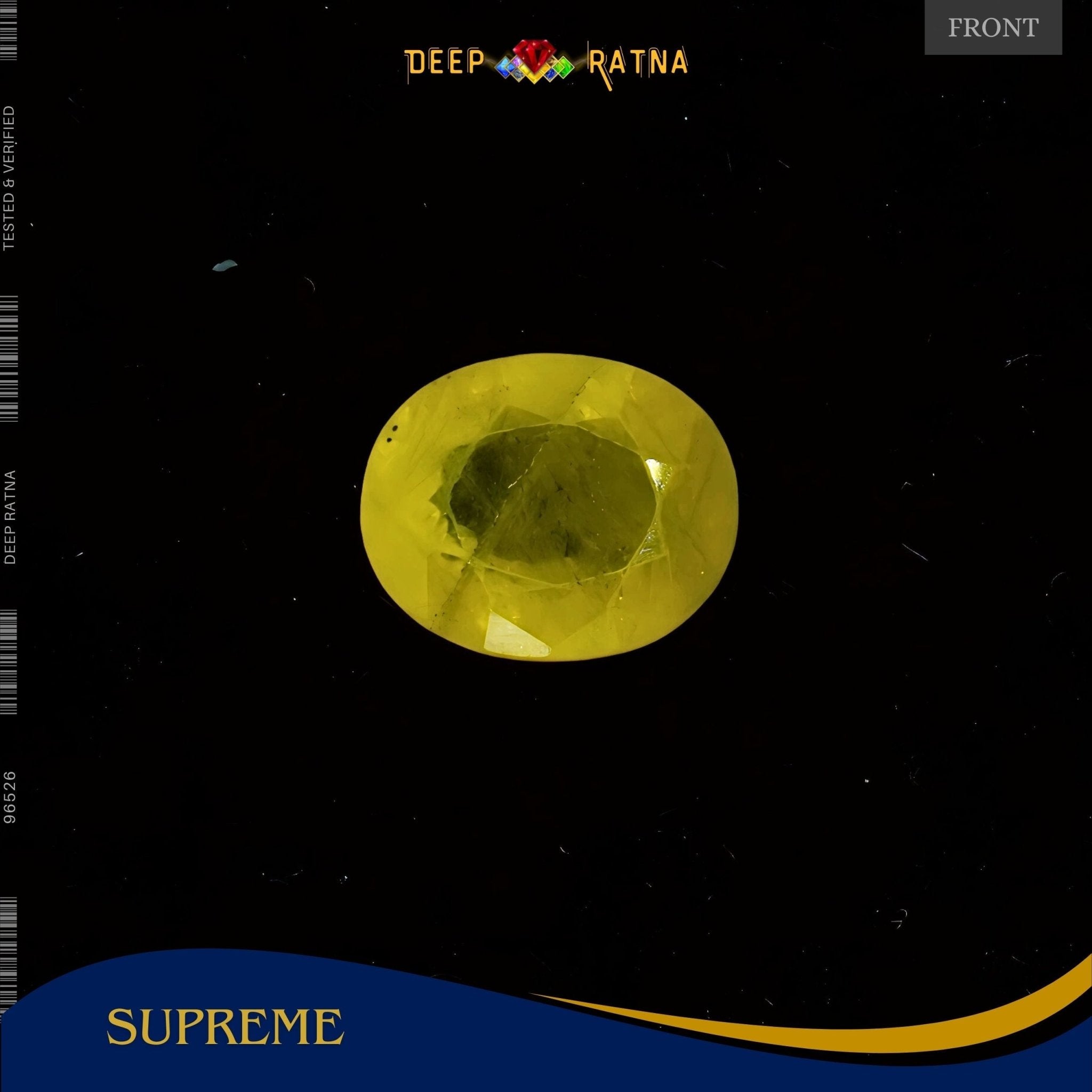 Yellow Sapphire 4 Carat (Thailand) - Deep Ratna