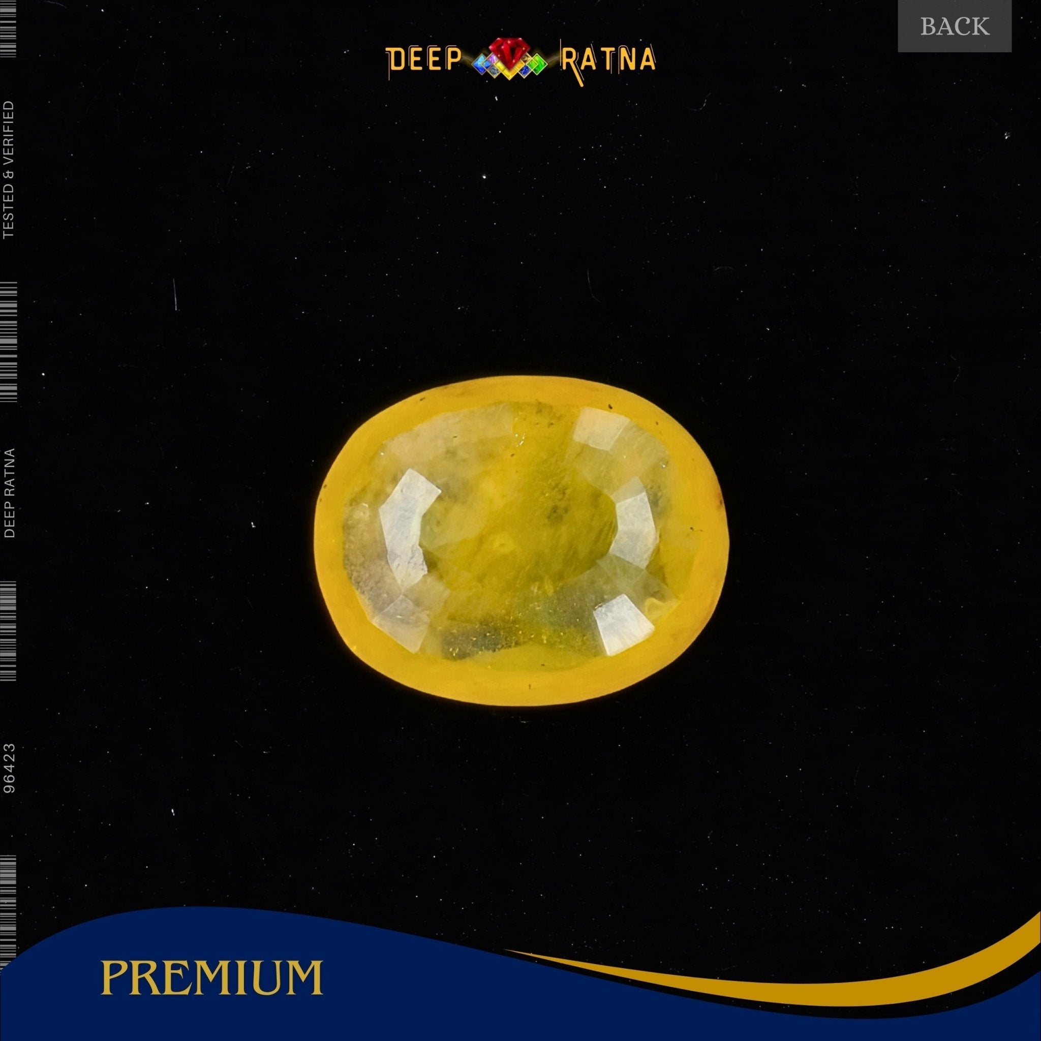 Yellow Sapphire 4 Carat (Thailand) - Deep Ratna