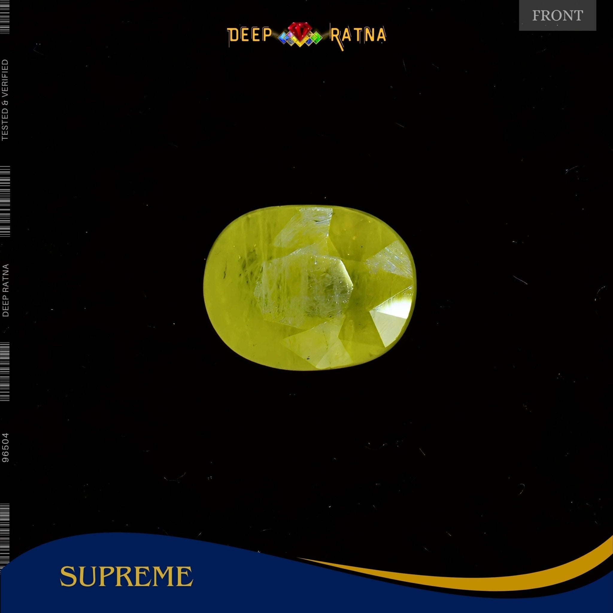 Yellow Sapphire 4 Carat (Thailand) - Deep Ratna