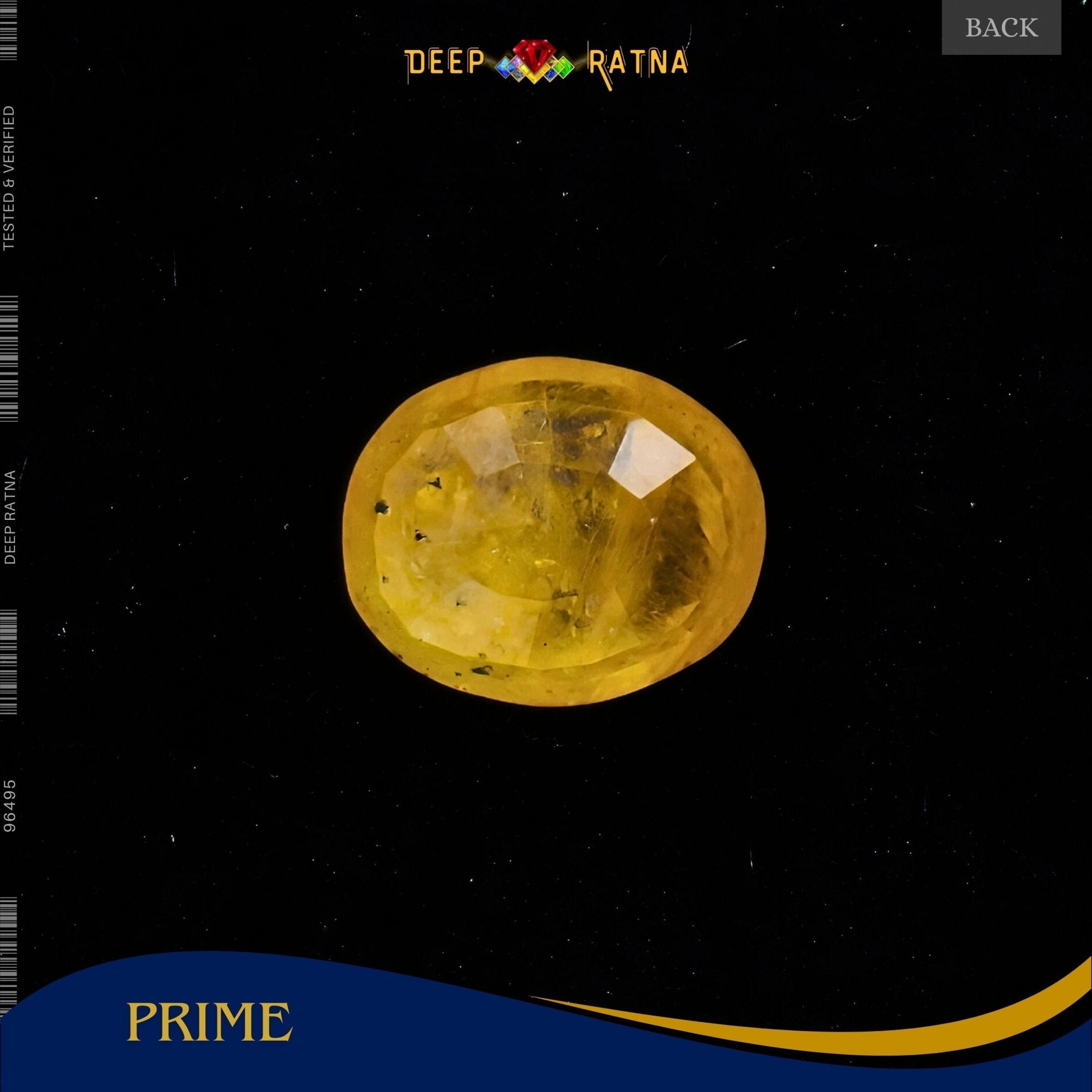 Yellow Sapphire 4 Carat (Thailand) - Deep Ratna