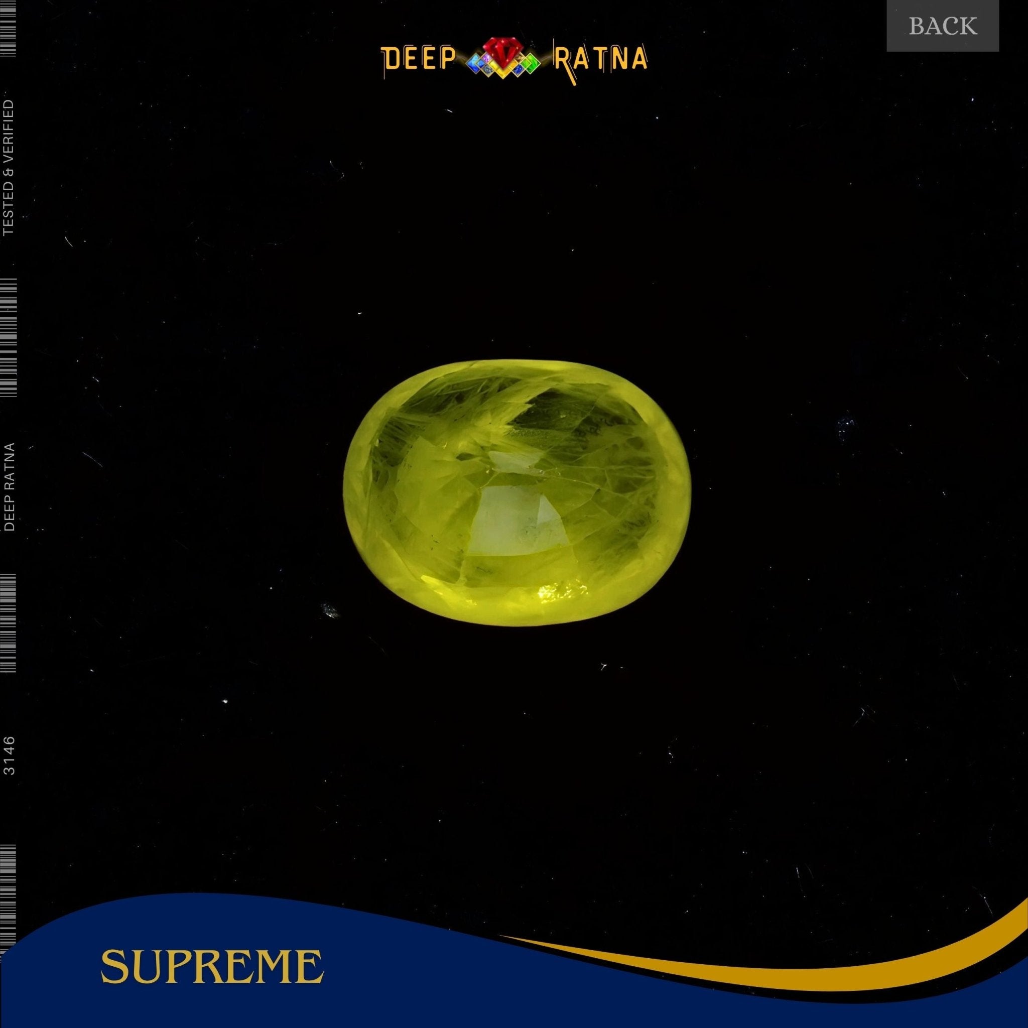 Yellow Sapphire 4.05 Carat (Thailand) - Deep Ratna
