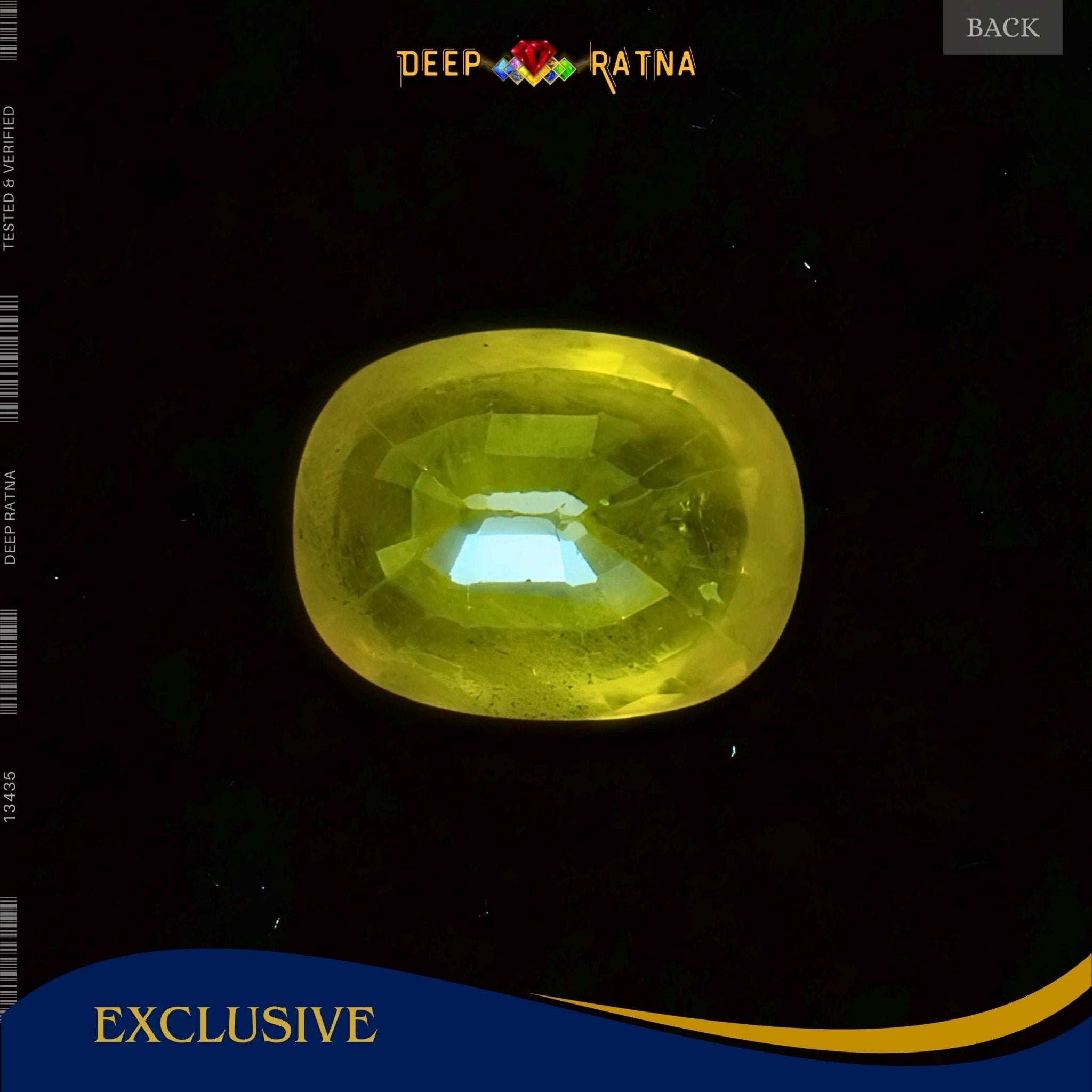 Yellow Sapphire 4.06 Carat (Thailand) - Deep Ratna