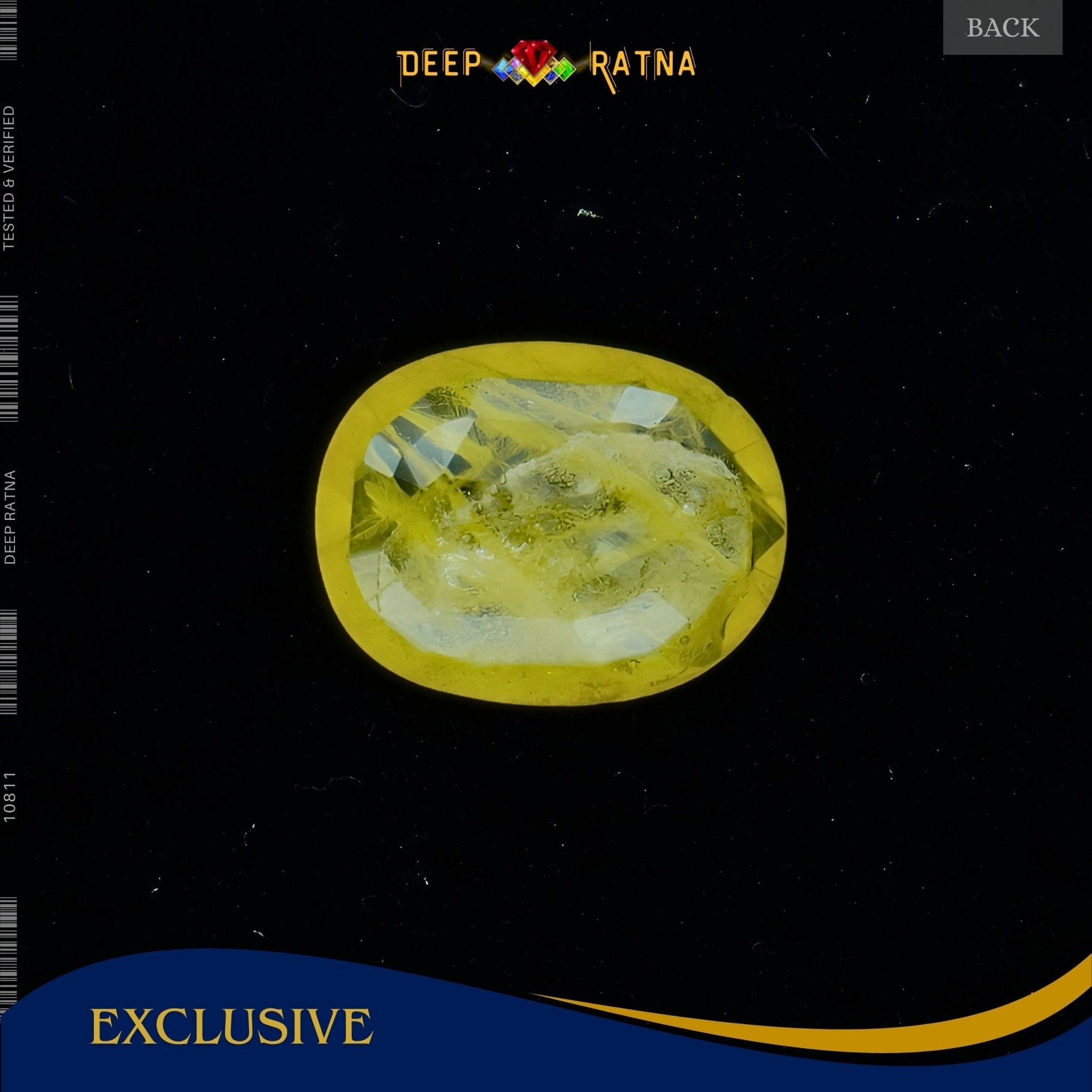 Yellow Sapphire 4.08 Carat (Thailand) - Deep Ratna