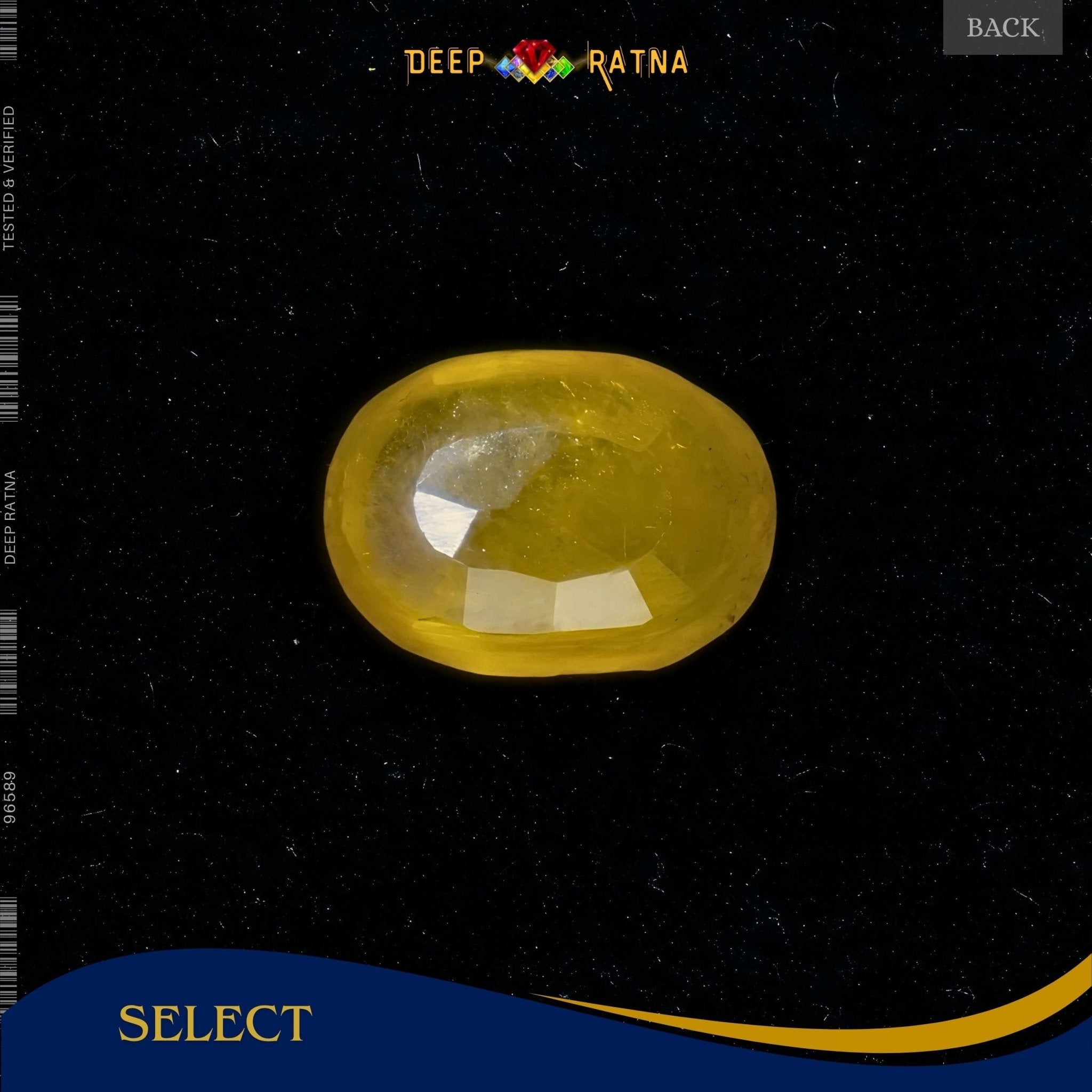 Yellow Sapphire 4.10 Carat (Thailand) - Deep Ratna