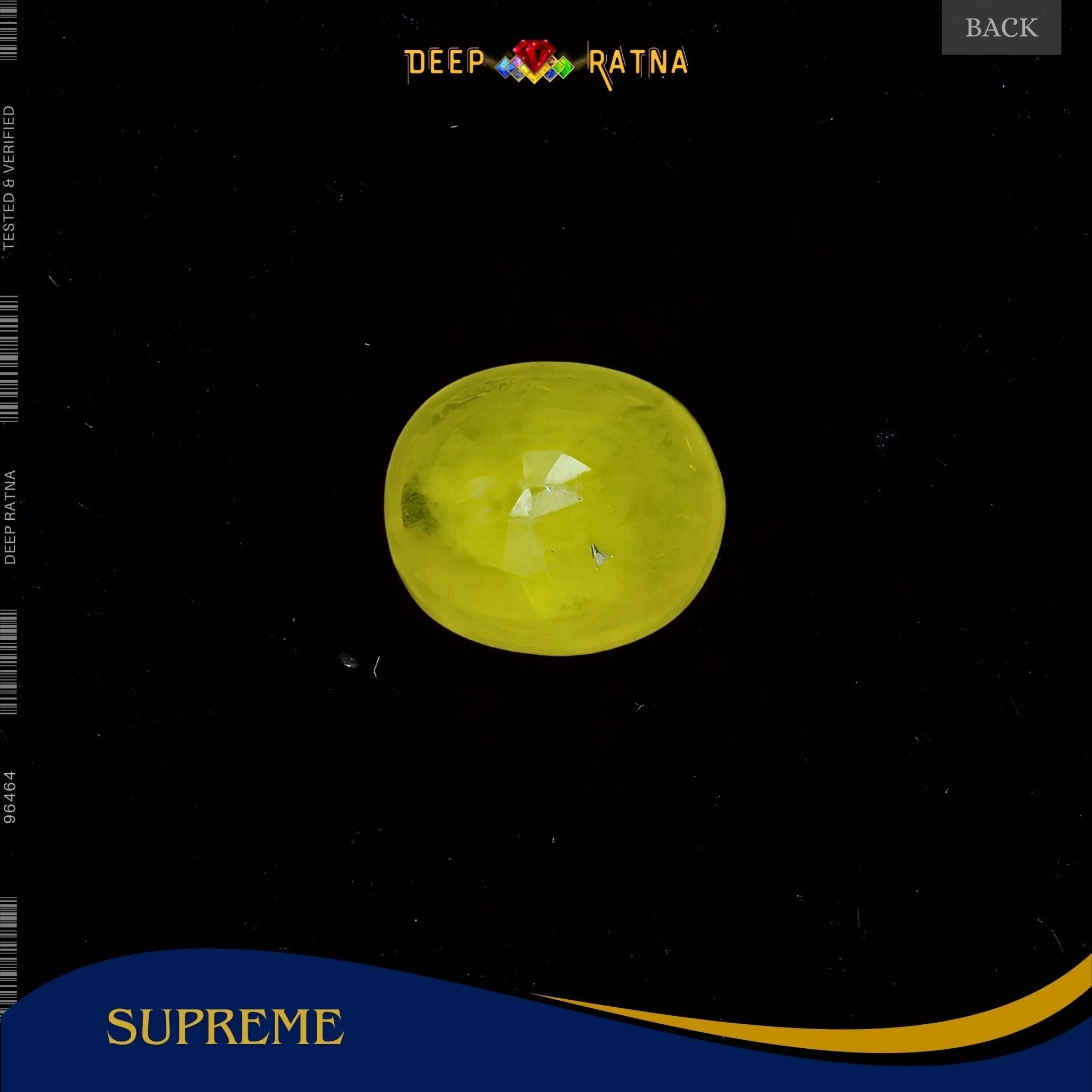 Yellow Sapphire 4.10 Carat (Thailand) - Deep Ratna