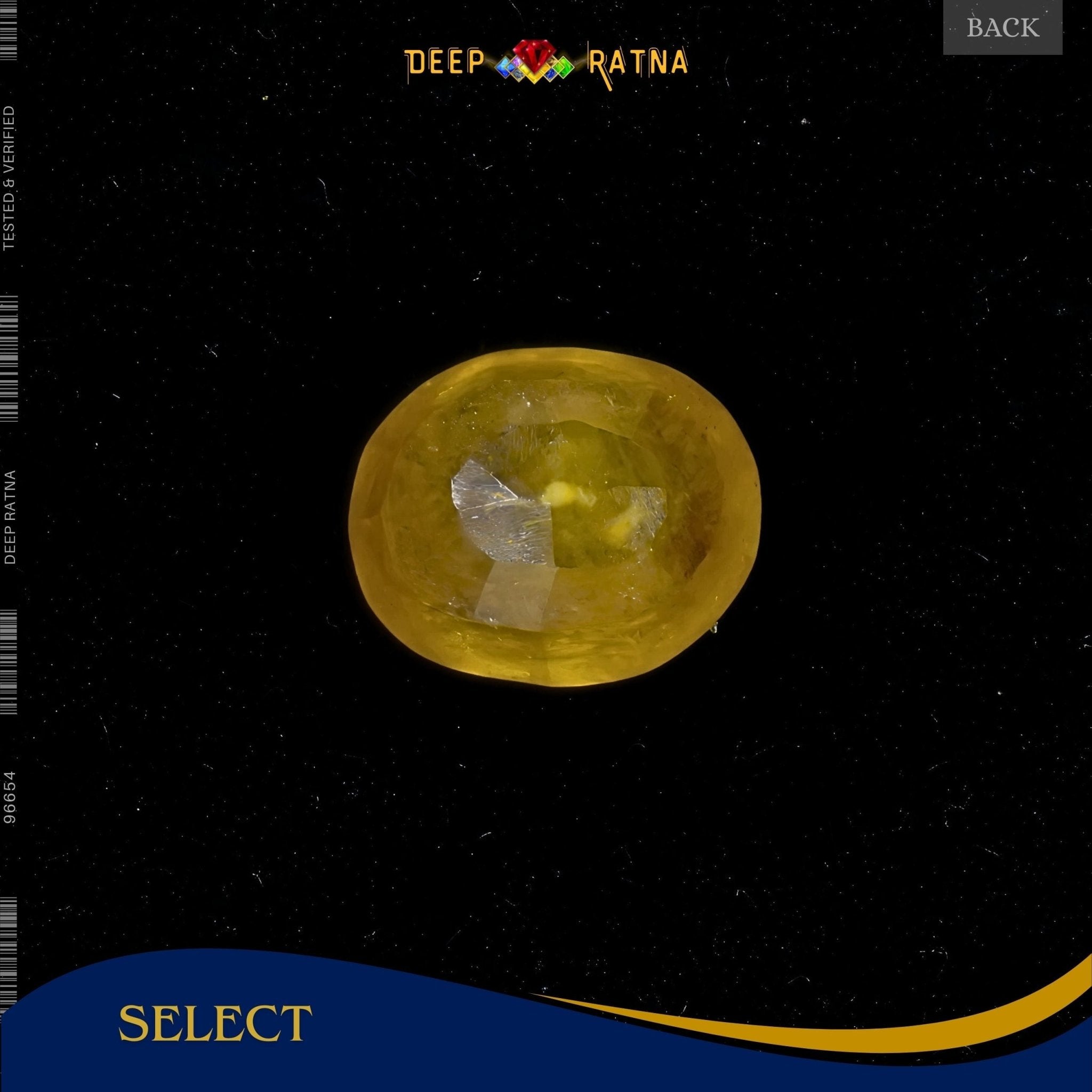 Yellow Sapphire 4.10 Carat (Thailand) - Deep Ratna