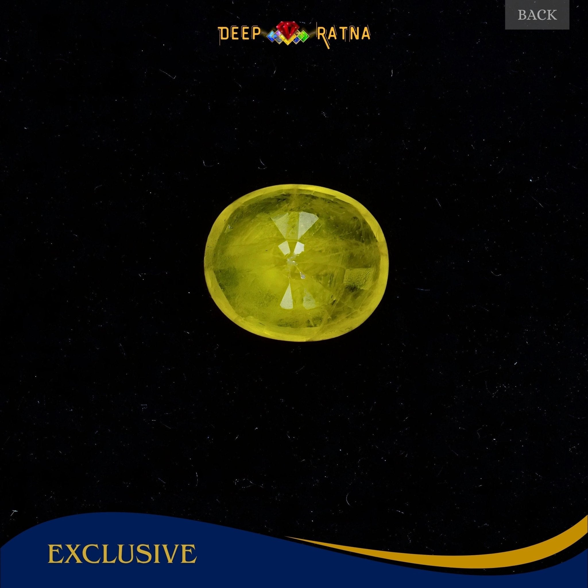 Yellow Sapphire 4.15 Carat (Thailand) - Deep Ratna