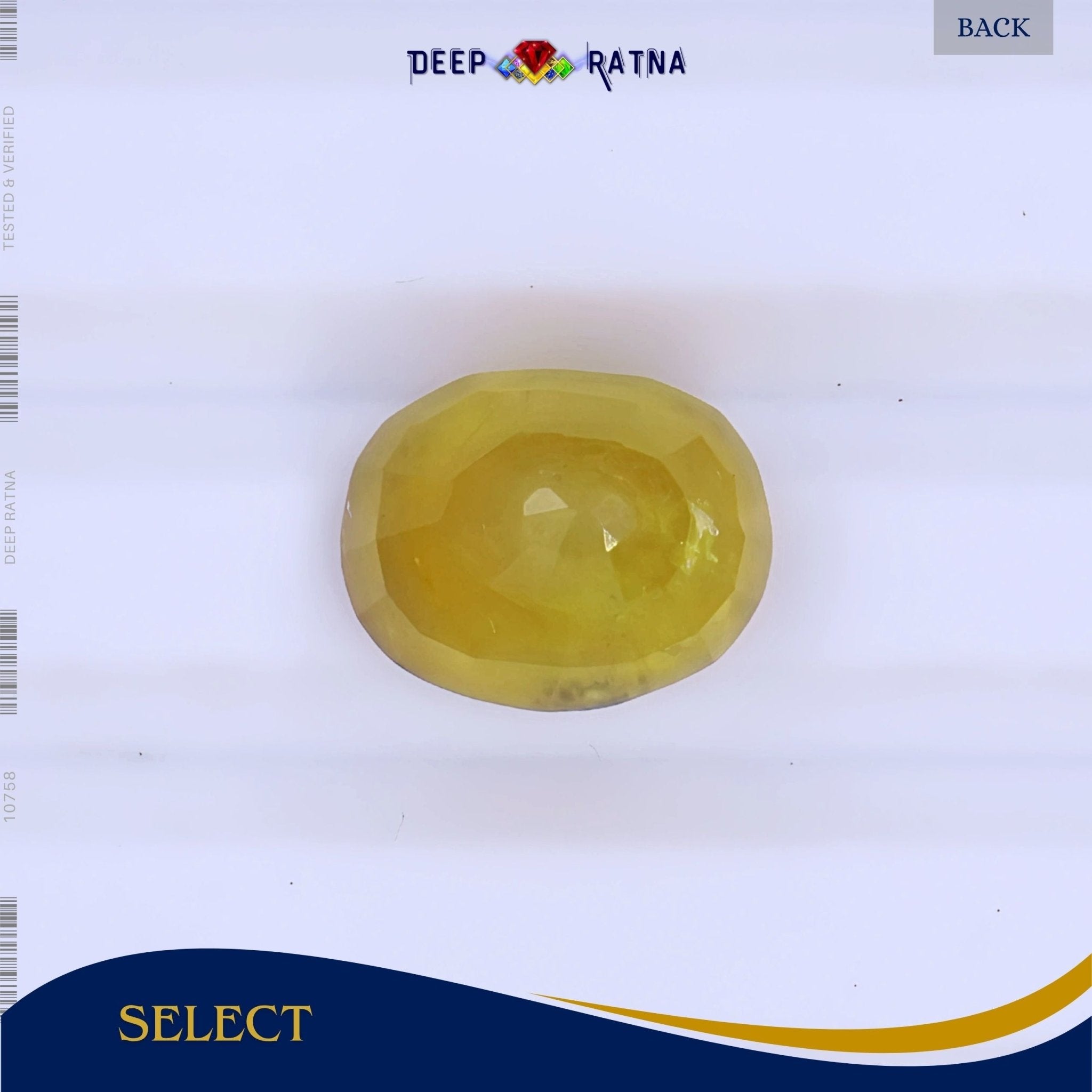 Yellow Sapphire 4.16 Carat (Thailand) - Deep Ratna