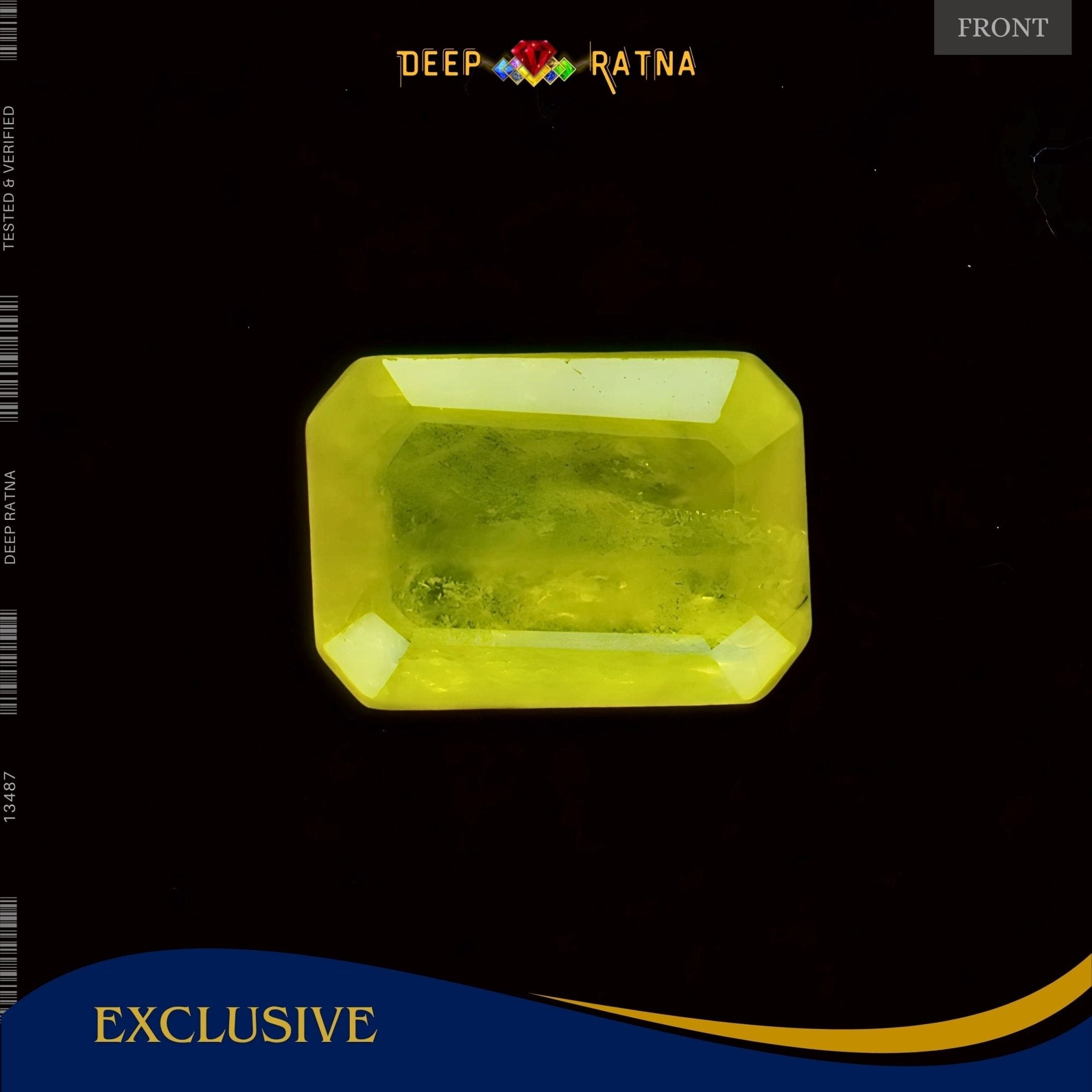 Yellow Sapphire 4.18 Carat (Thailand) - Deep Ratna