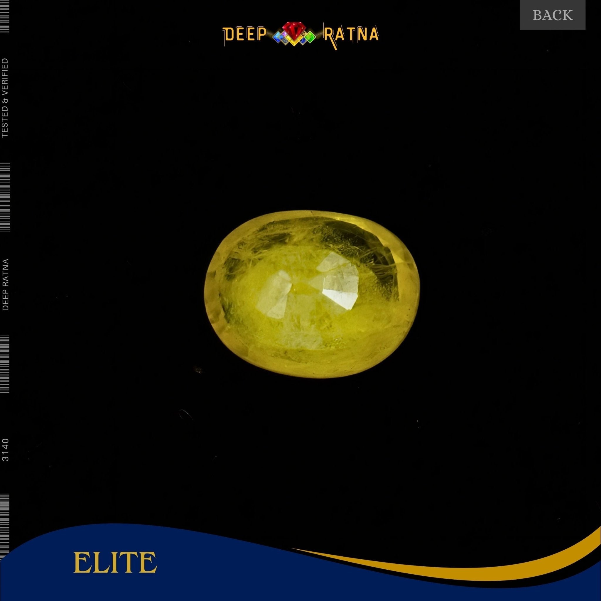 Yellow Sapphire 4.20 Carat (Thailand) - Deep Ratna