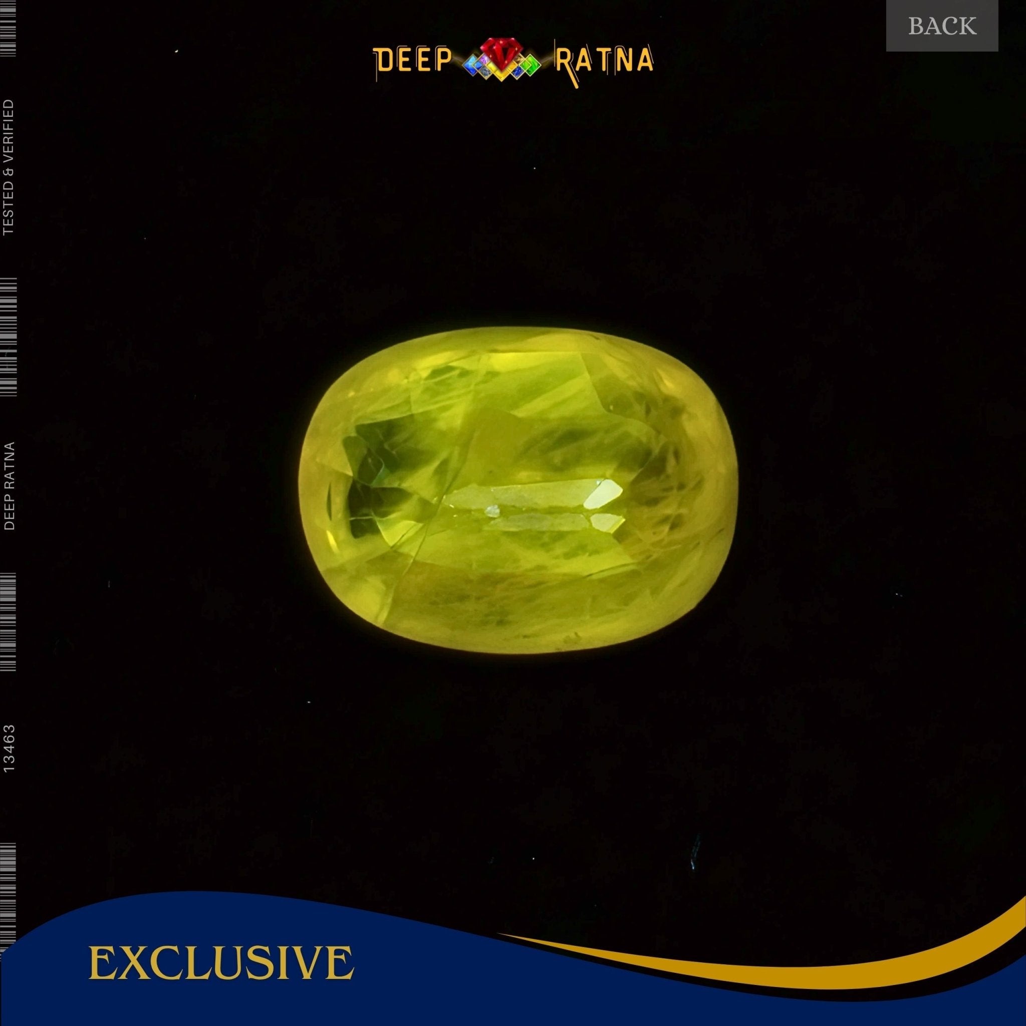 Yellow Sapphire 4.23 Carat (Thailand) - Deep Ratna