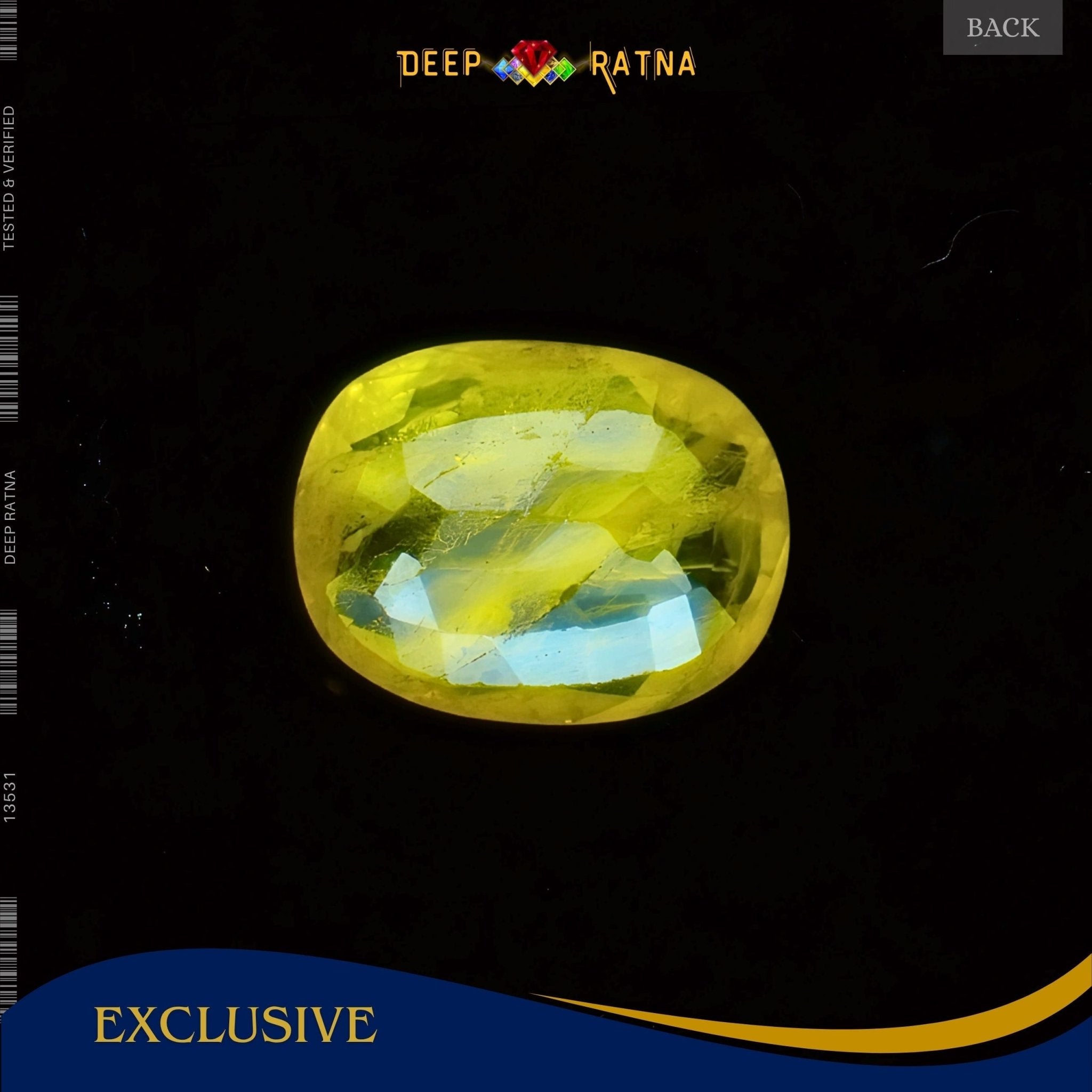 Yellow Sapphire 4.26 Carat (Thailand) - Deep Ratna