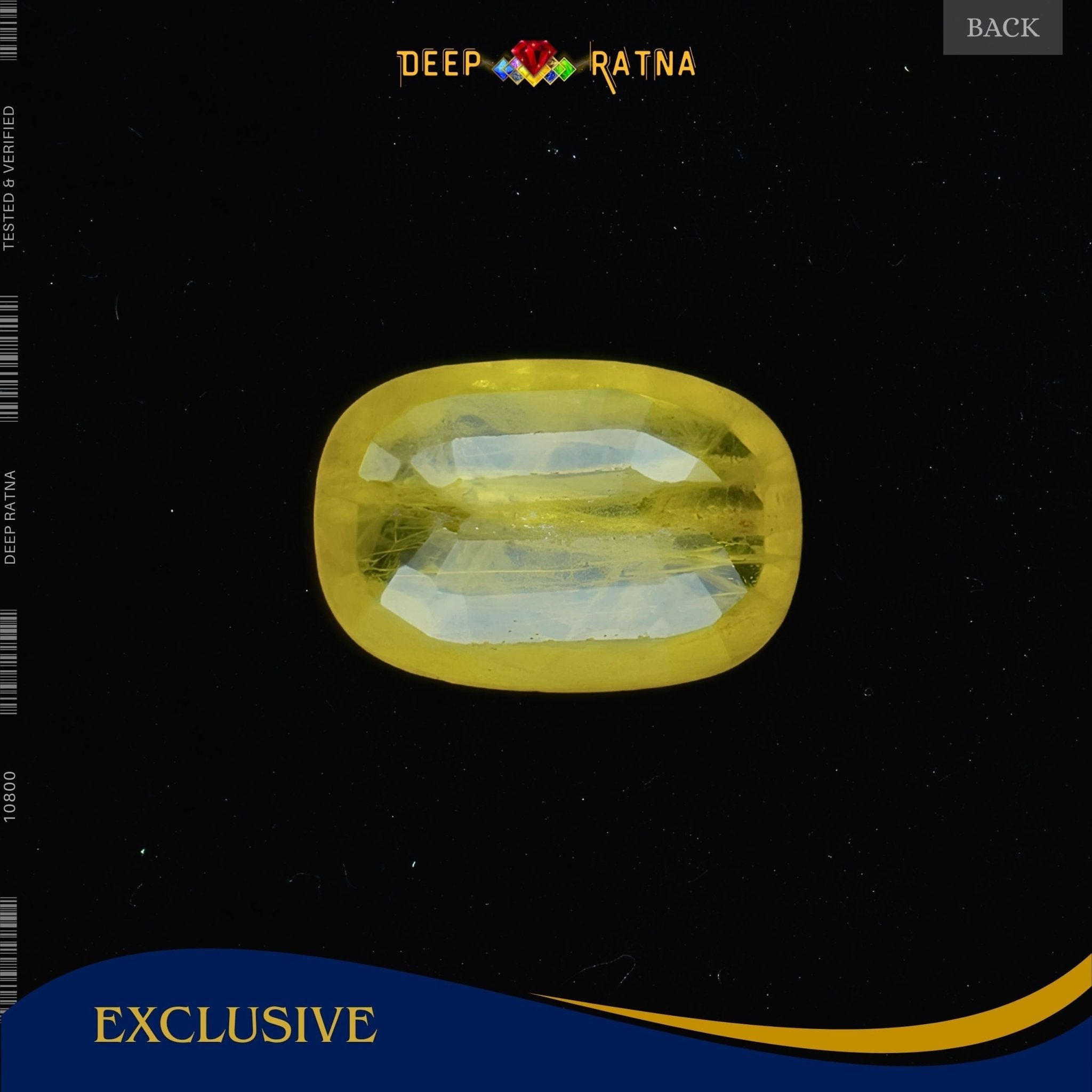 Yellow Sapphire 4.27 Carat (Thailand) - Deep Ratna