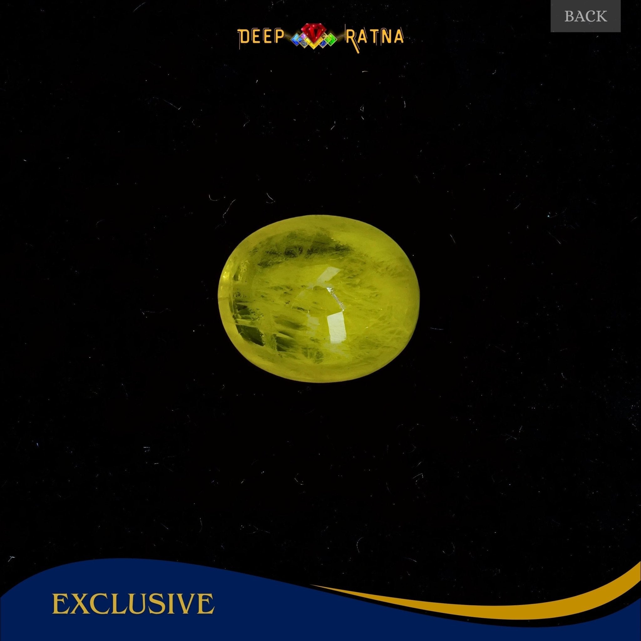 Yellow Sapphire 4.30 Carat (Thailand) - Deep Ratna