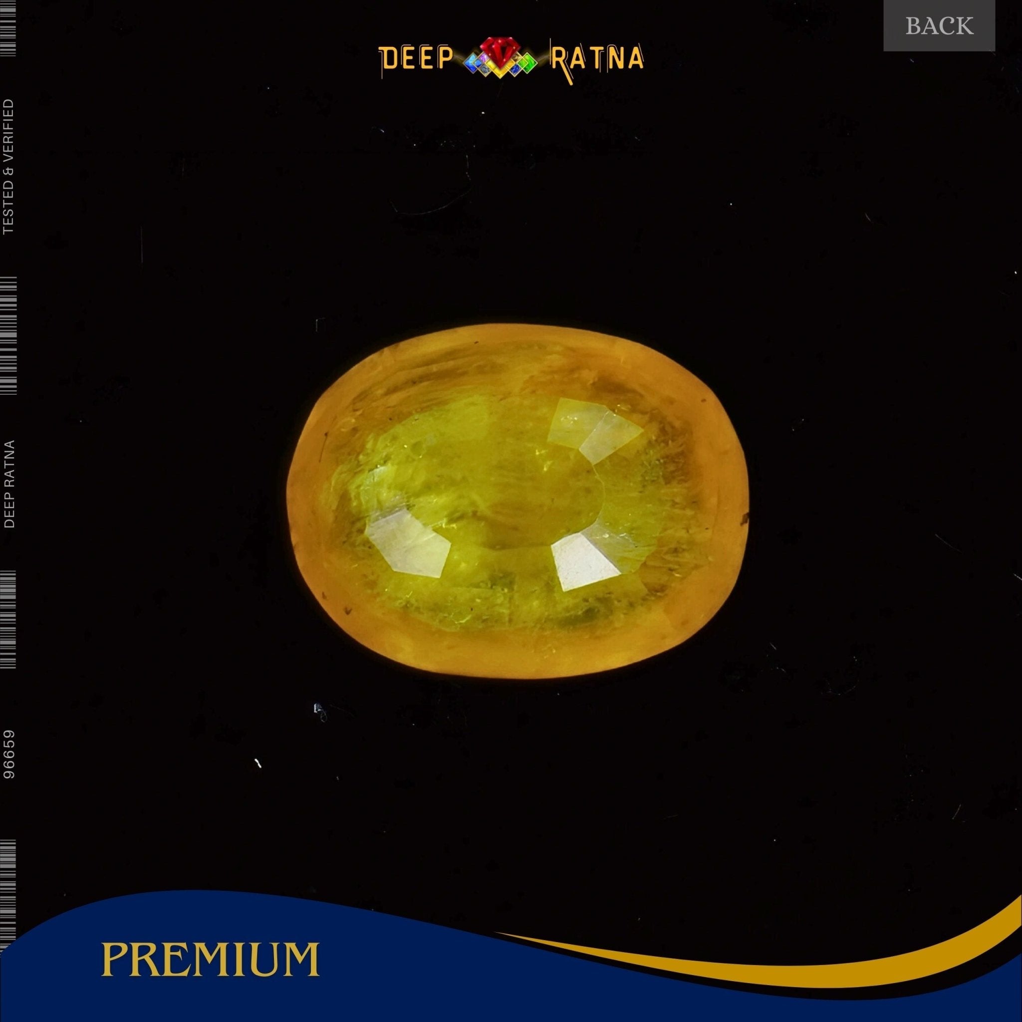 Yellow Sapphire 4.30 Carat (Thailand) - Deep Ratna