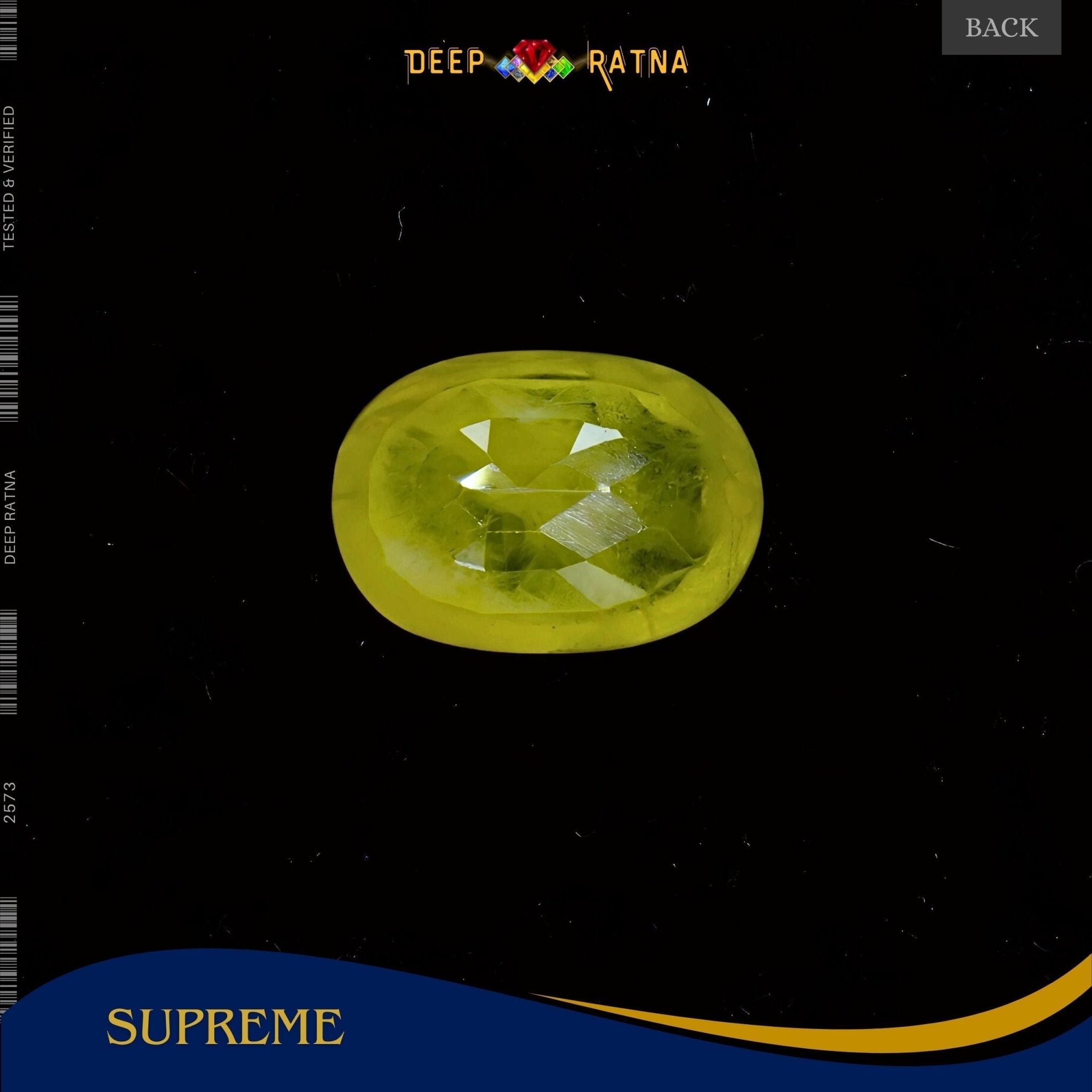 Yellow Sapphire 4.34 Carat (Thailand) - Deep Ratna