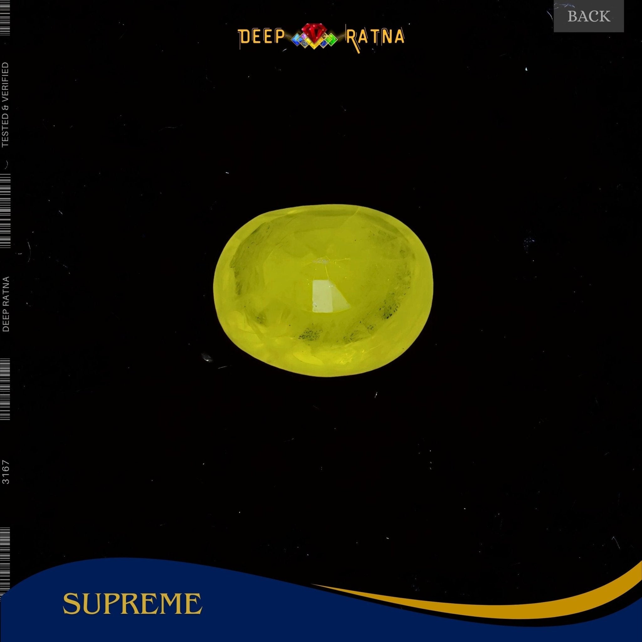 Yellow Sapphire 4.35 Carat (Thailand) - Deep Ratna