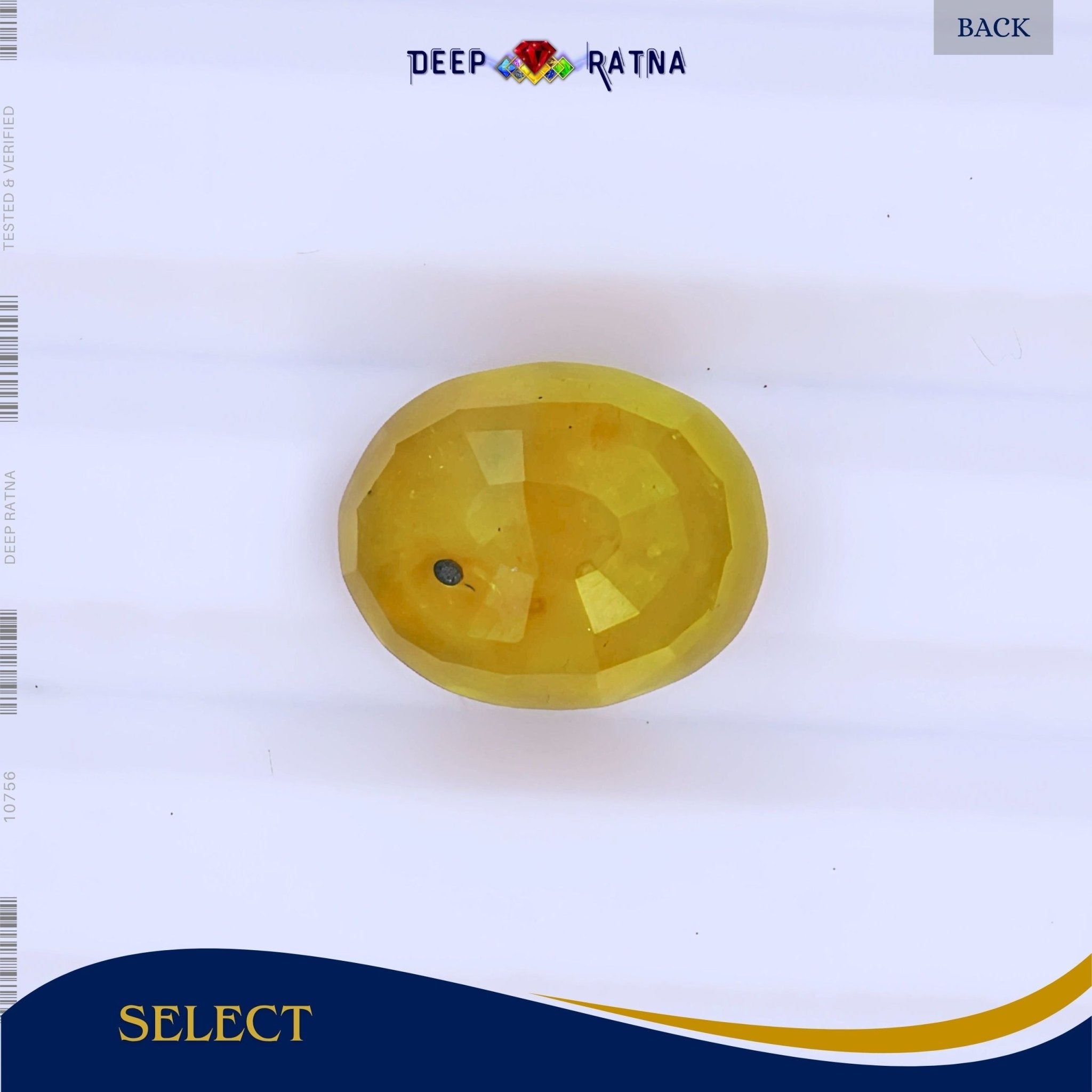 Yellow Sapphire 4.36 Carat (Thailand) - Deep Ratna