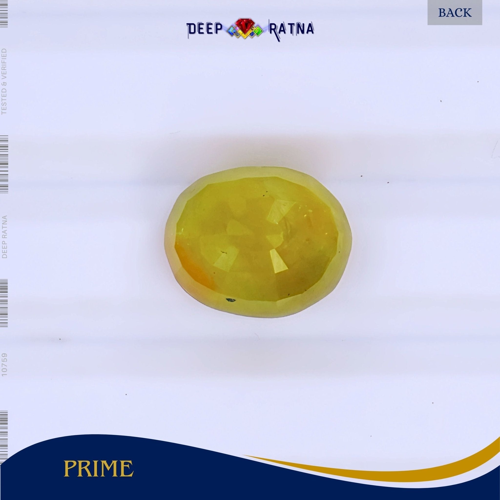 Yellow Sapphire 4.37 Carat (Thailand) - Deep Ratna