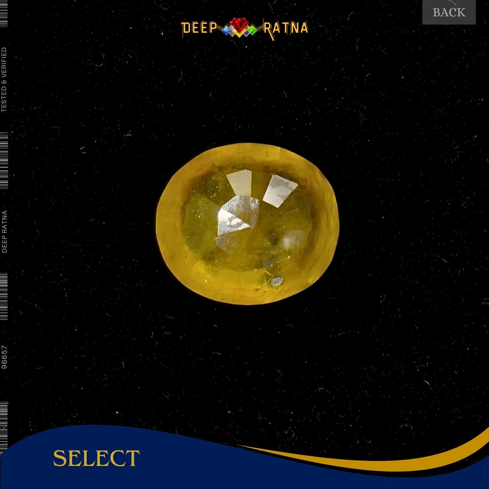 Yellow Sapphire 4.40 Carat (Thailand) - Deep Ratna