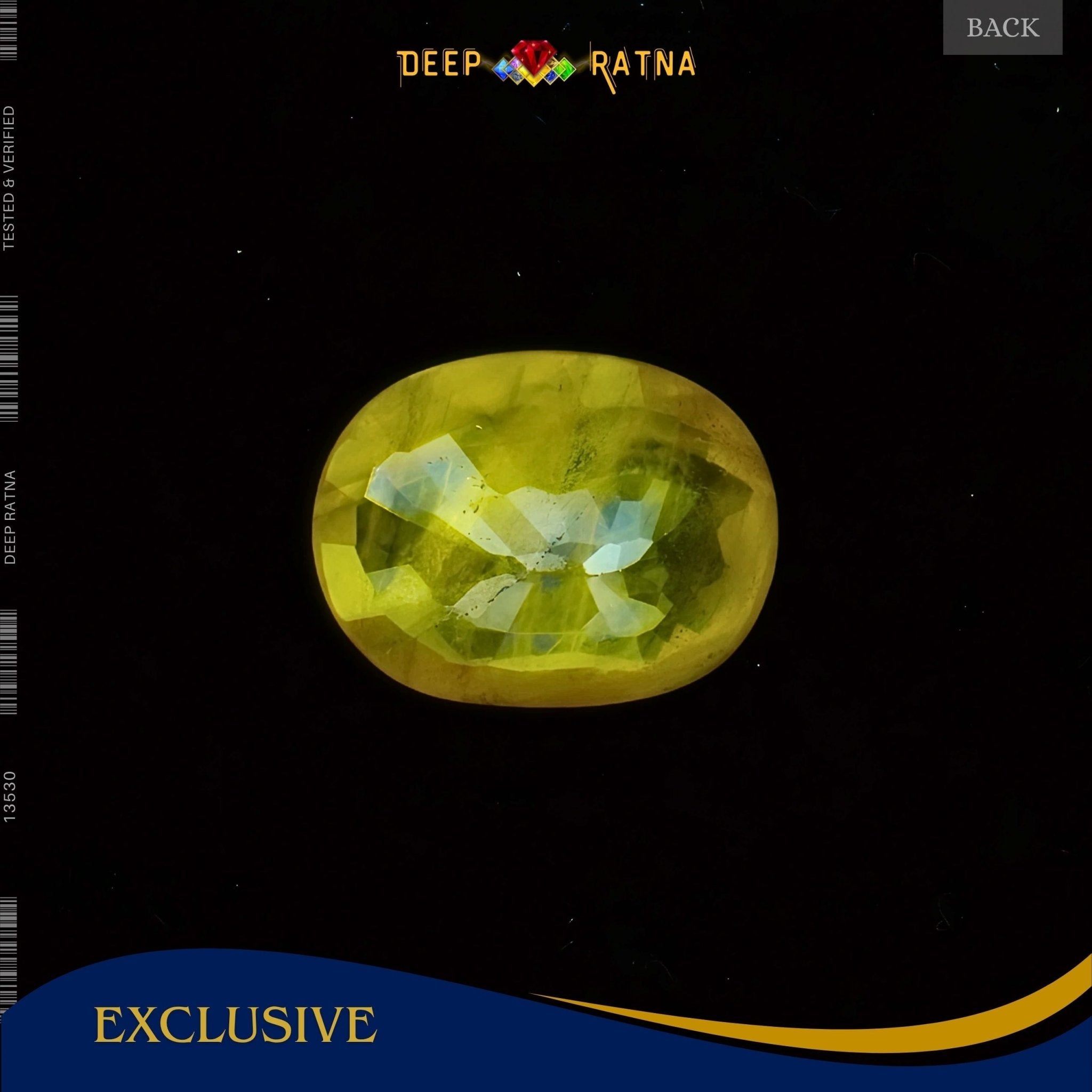 Yellow Sapphire 4.51 Carat (Thailand) - Deep Ratna