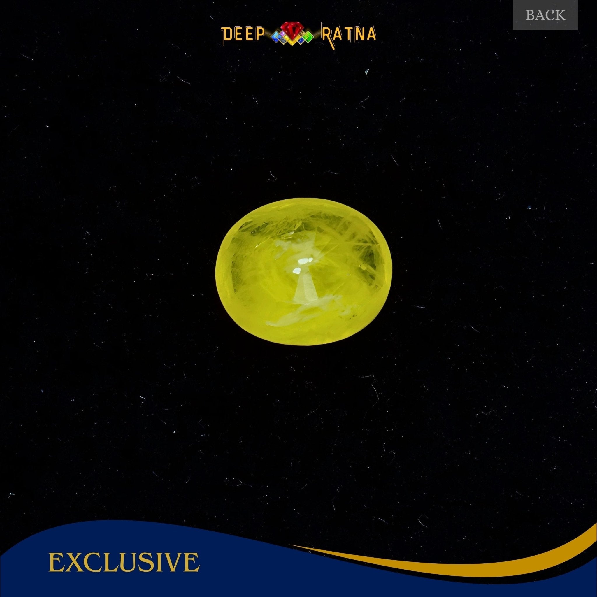 Yellow Sapphire 4.55 Carat (Thailand) - Deep Ratna