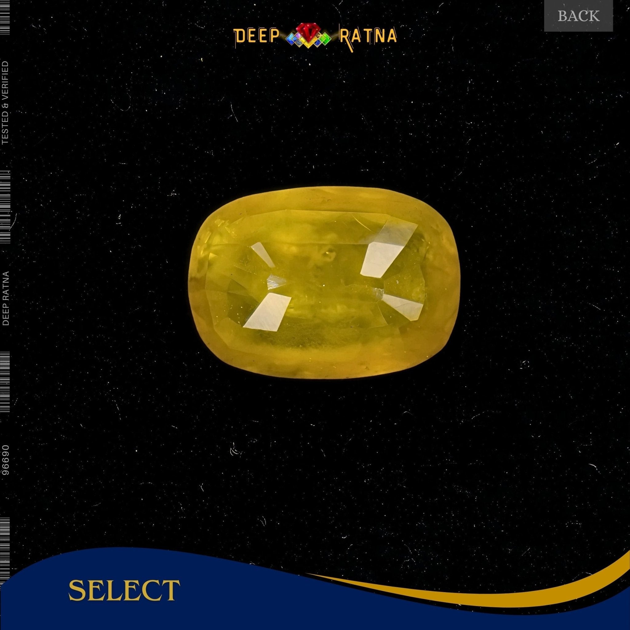 Yellow Sapphire 4.55 Carat (Thailand) - Deep Ratna