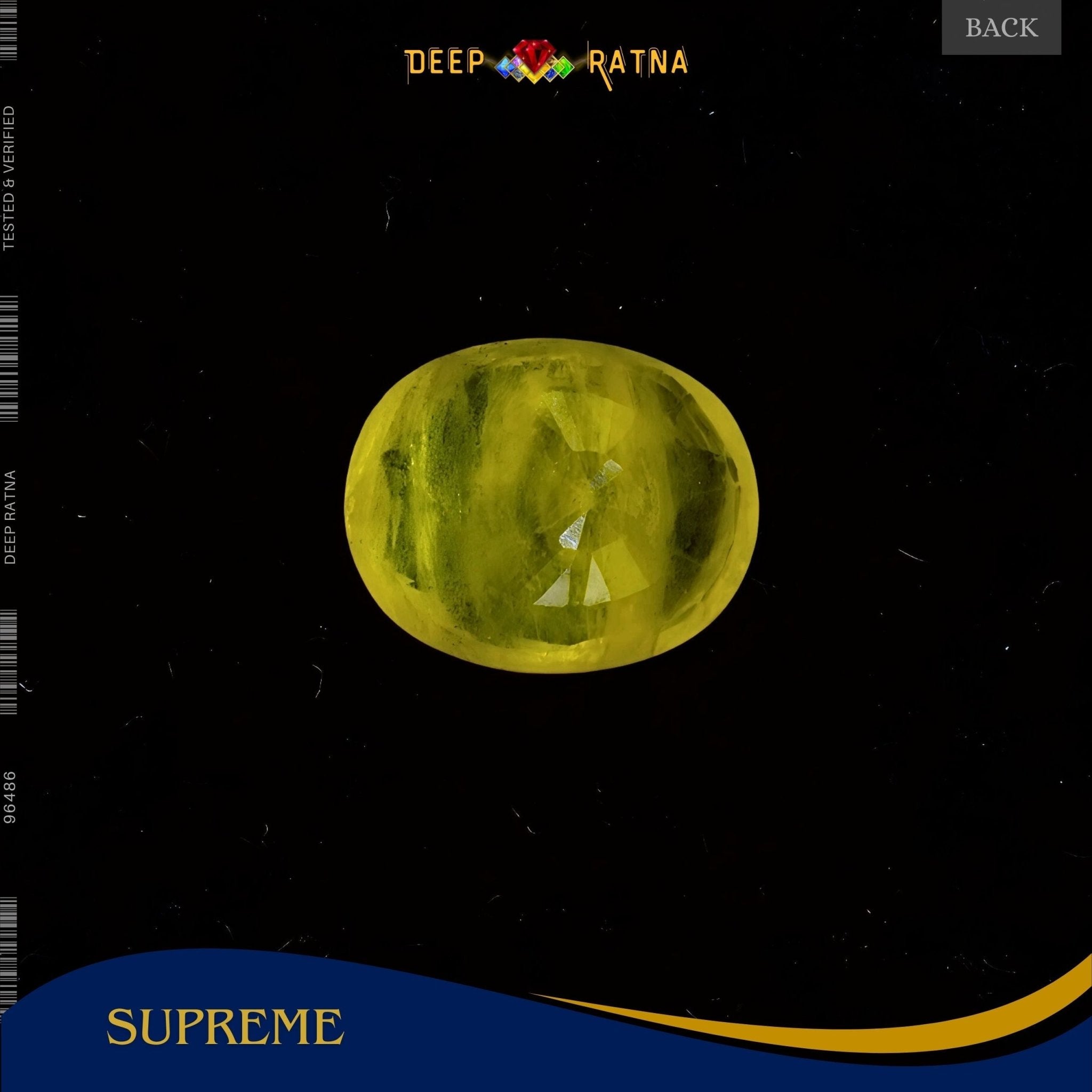 Yellow Sapphire 4.55 Carat (Thailand) - Deep Ratna