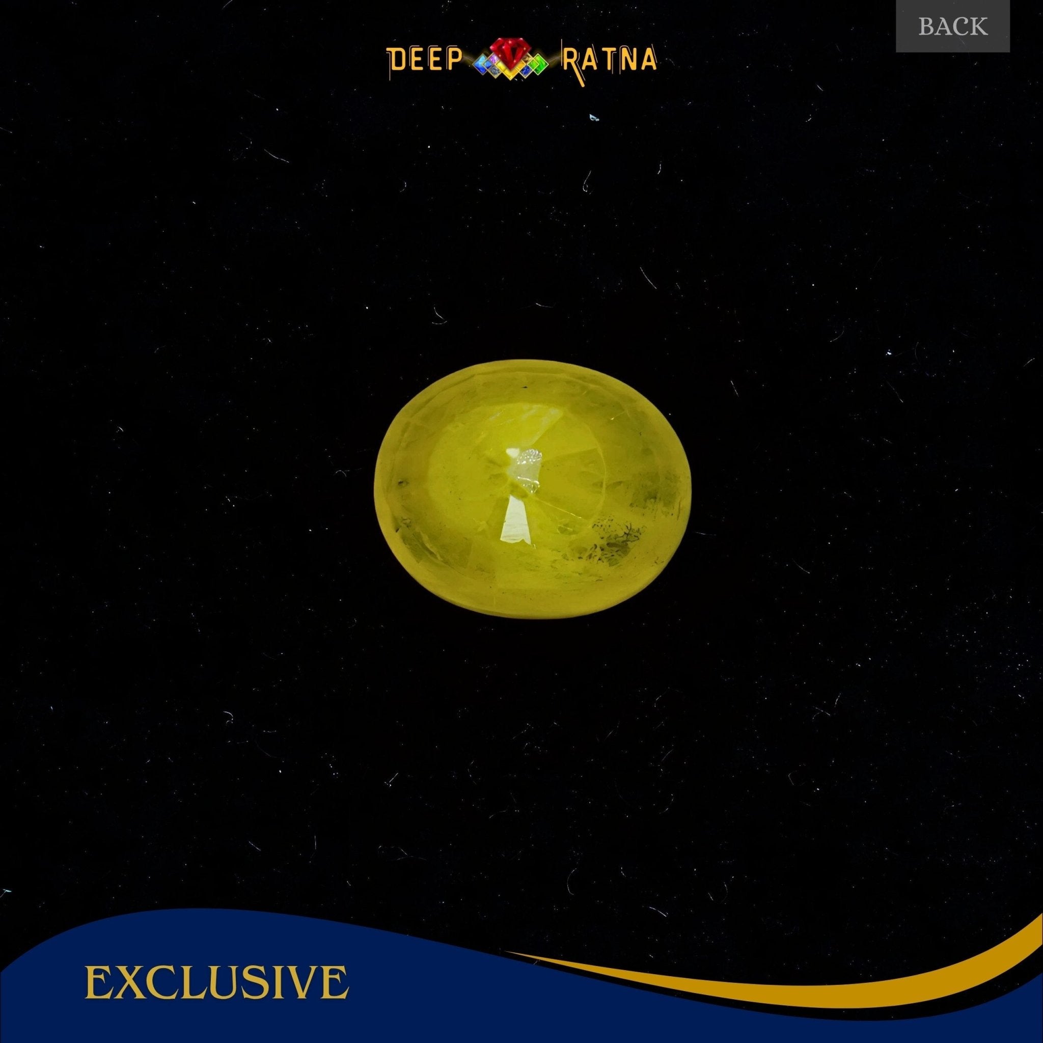 Yellow Sapphire 4.55 Carat (Thailand) - Deep Ratna