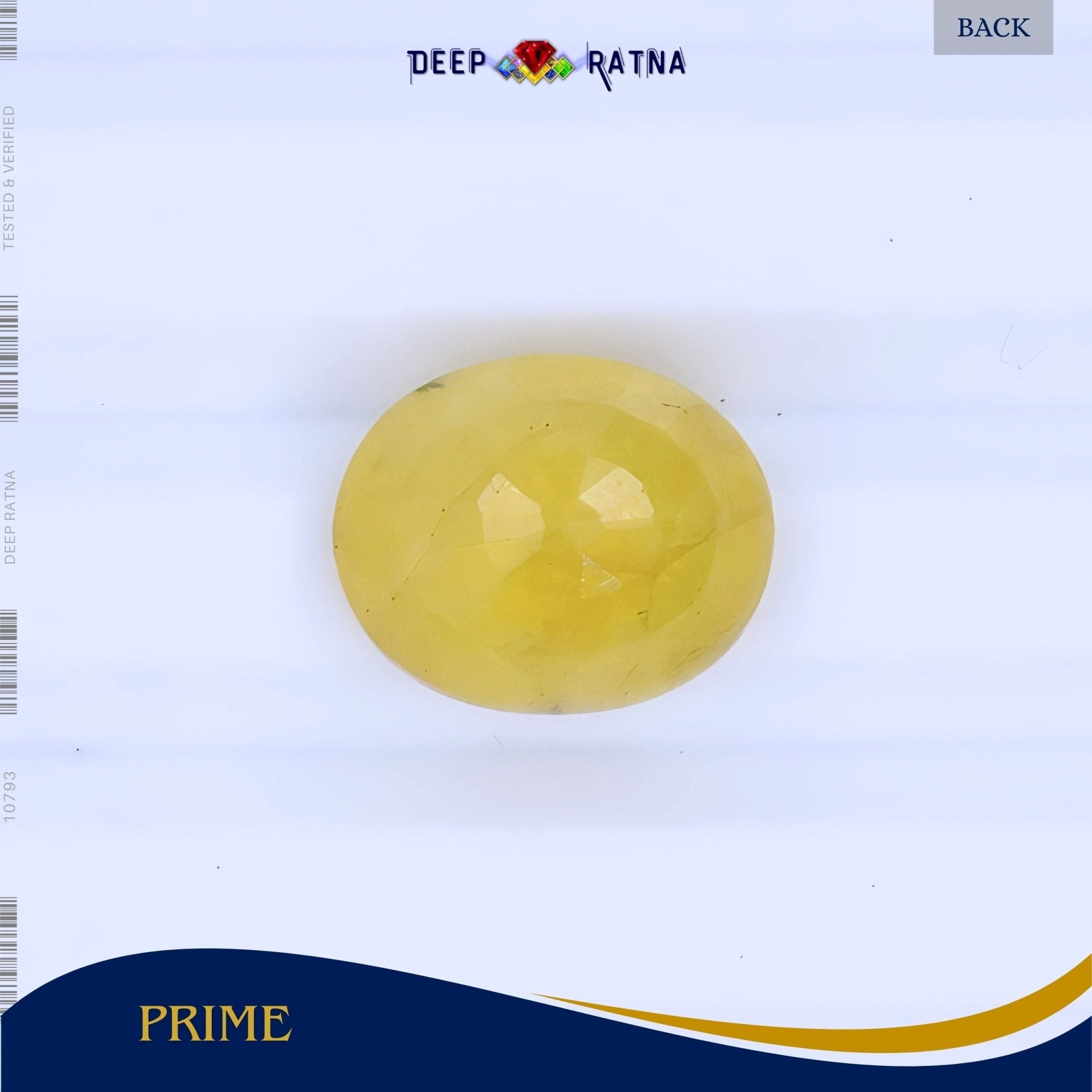 Yellow Sapphire 4.56 Carat (Thailand) - Deep Ratna