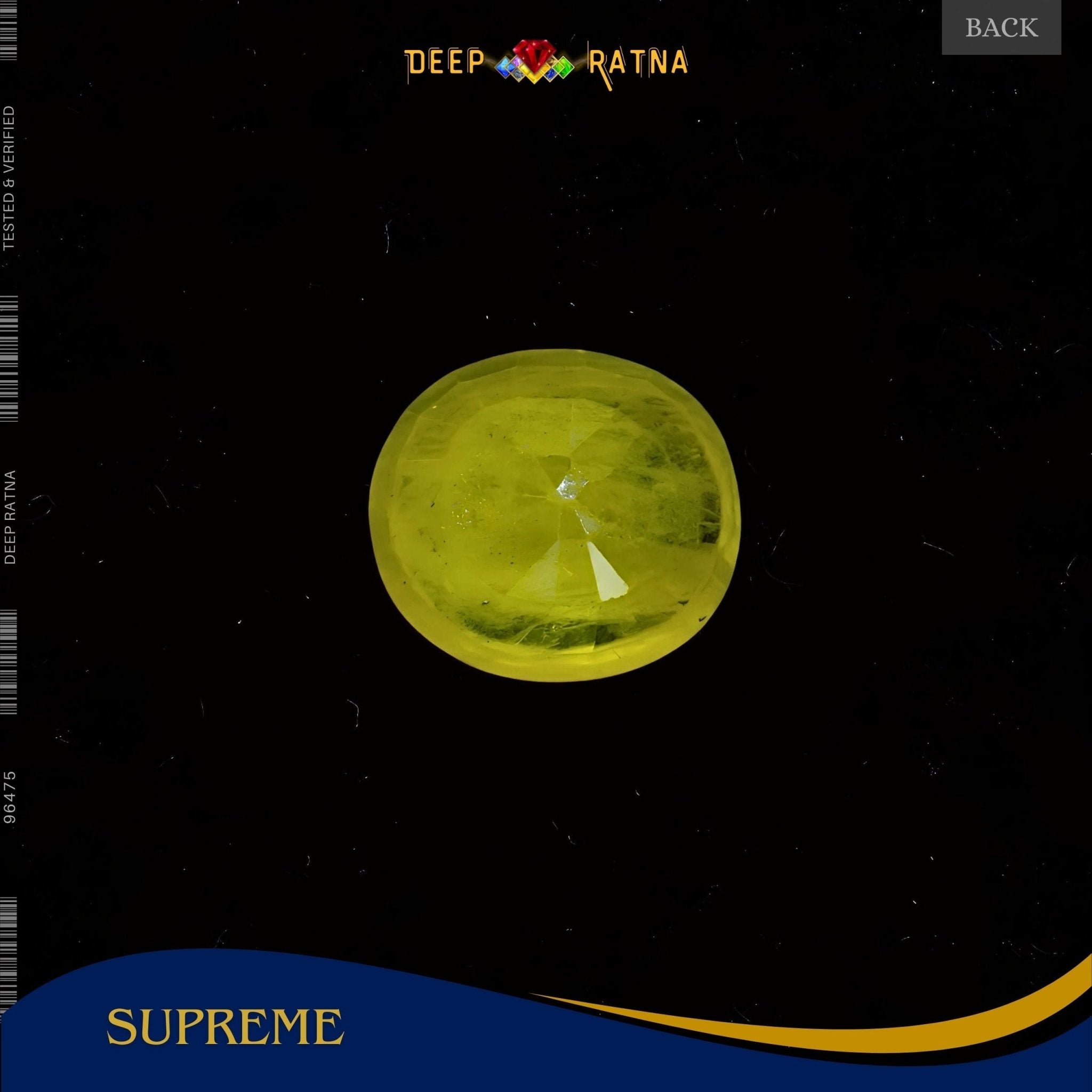 Yellow Sapphire 4.60 Carat (Thailand) - Deep Ratna